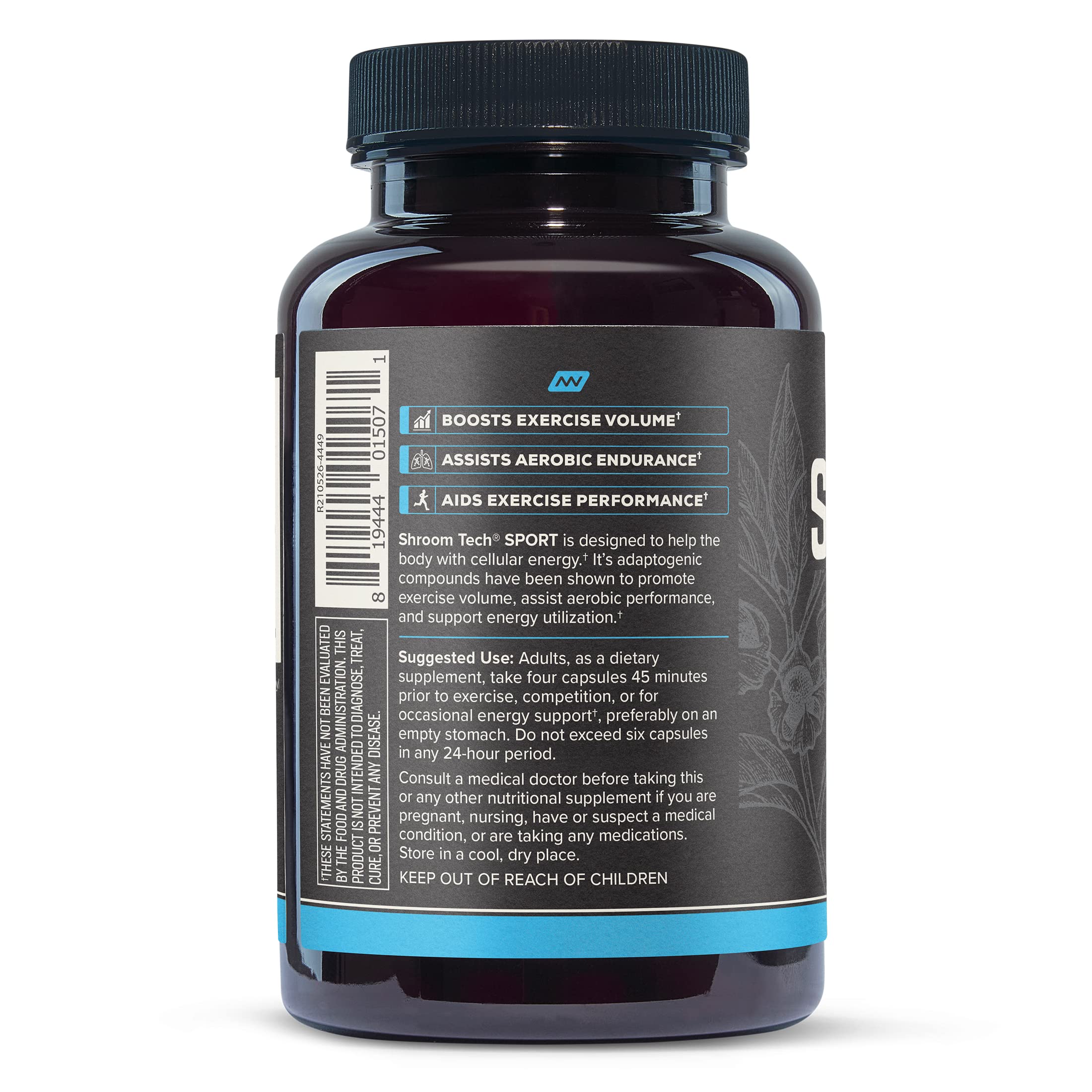 Onnit Shroom TECH Sport (84ct) | All Natural Pre-Workout Supplement with Ashwagandha ONNITUS supplements