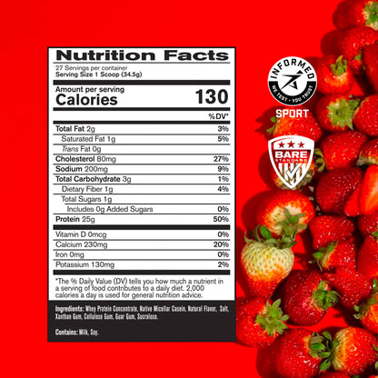 Bare Performance Nutrition, BPN Whey Protein Powder, Whey Protein Concentrate, Native BARE PERFORMANCE NUTRITIONUS supplements