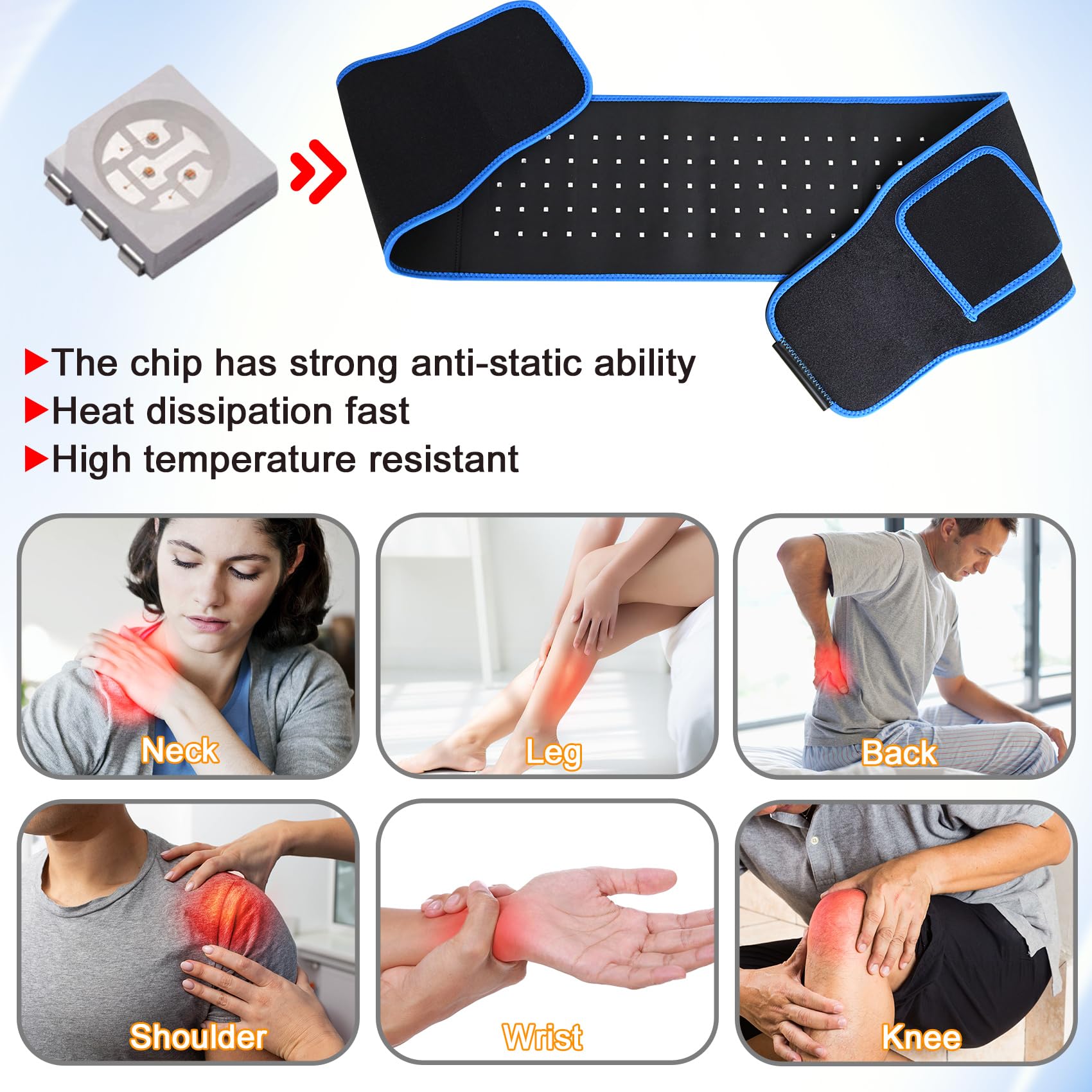 Red Light Therapy Belt, Infrared Light Therapy Red Light Therapy Device, Infrared Light Therapy Wrap LoqumloiAu supplements