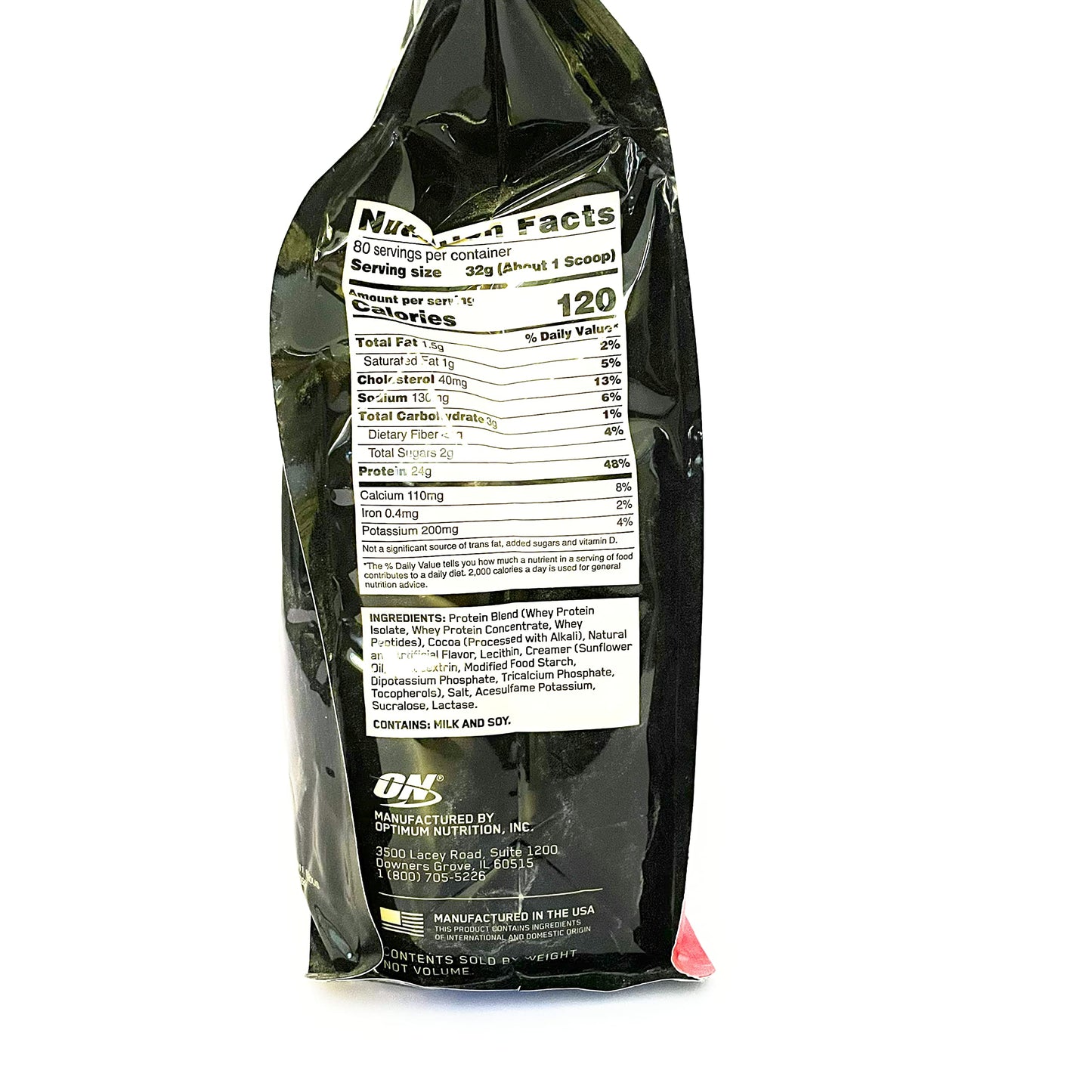100% Whey Gold Standard, Extreme Milk Chocolate, 5 lb Optimum NutritionUS supplements