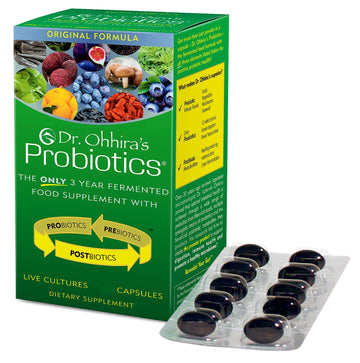 Essential Formulas Dr. Ohhira’s Probiotics Original Formula with 3 Year Fermented Prebiotics, 13 strains LAB Probiotics and Postbiotic Metabolites, 100 Capsules Essential FormulasAu supplements