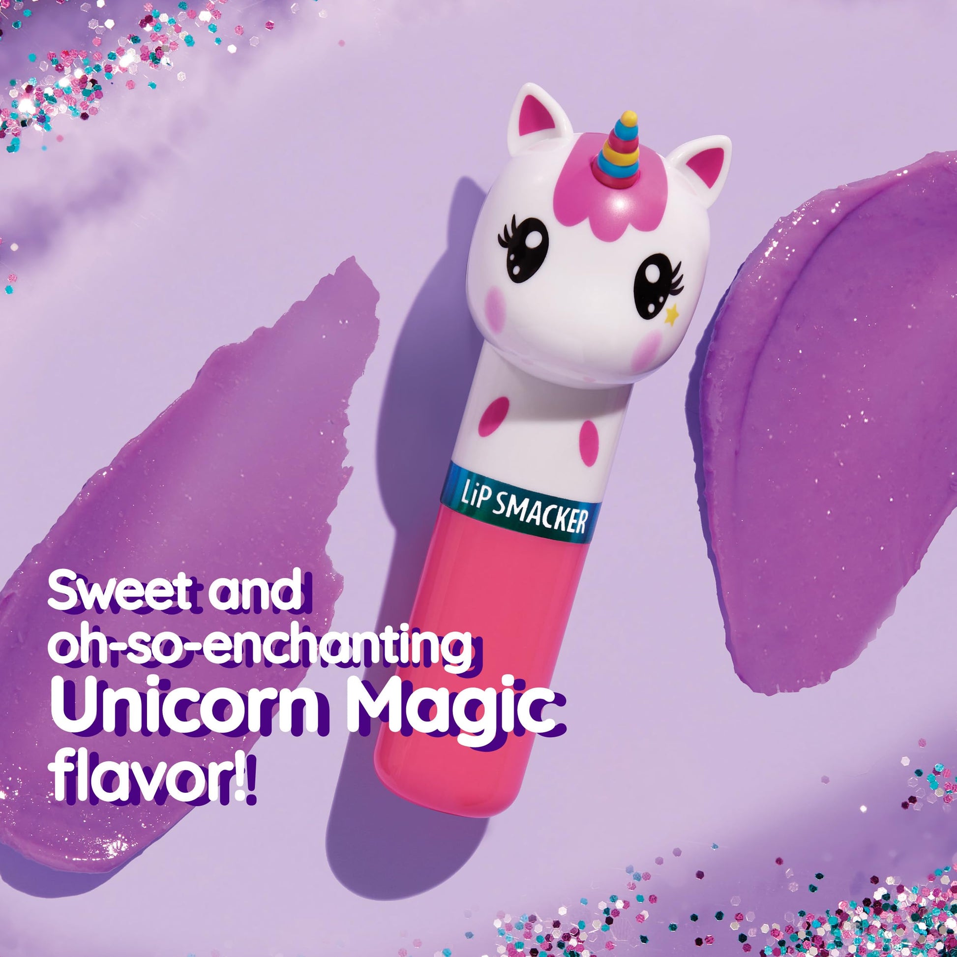 Lip Smacker Lippy Pals Unicorn, Flavored Moisturizing & Smoothing Soft Shine Lip Balm, Hydrating & Protecting Fun Tasty Flavors, Cruelty-Free & Vegan - Unicorn Magic Lip SmackerAu supplements