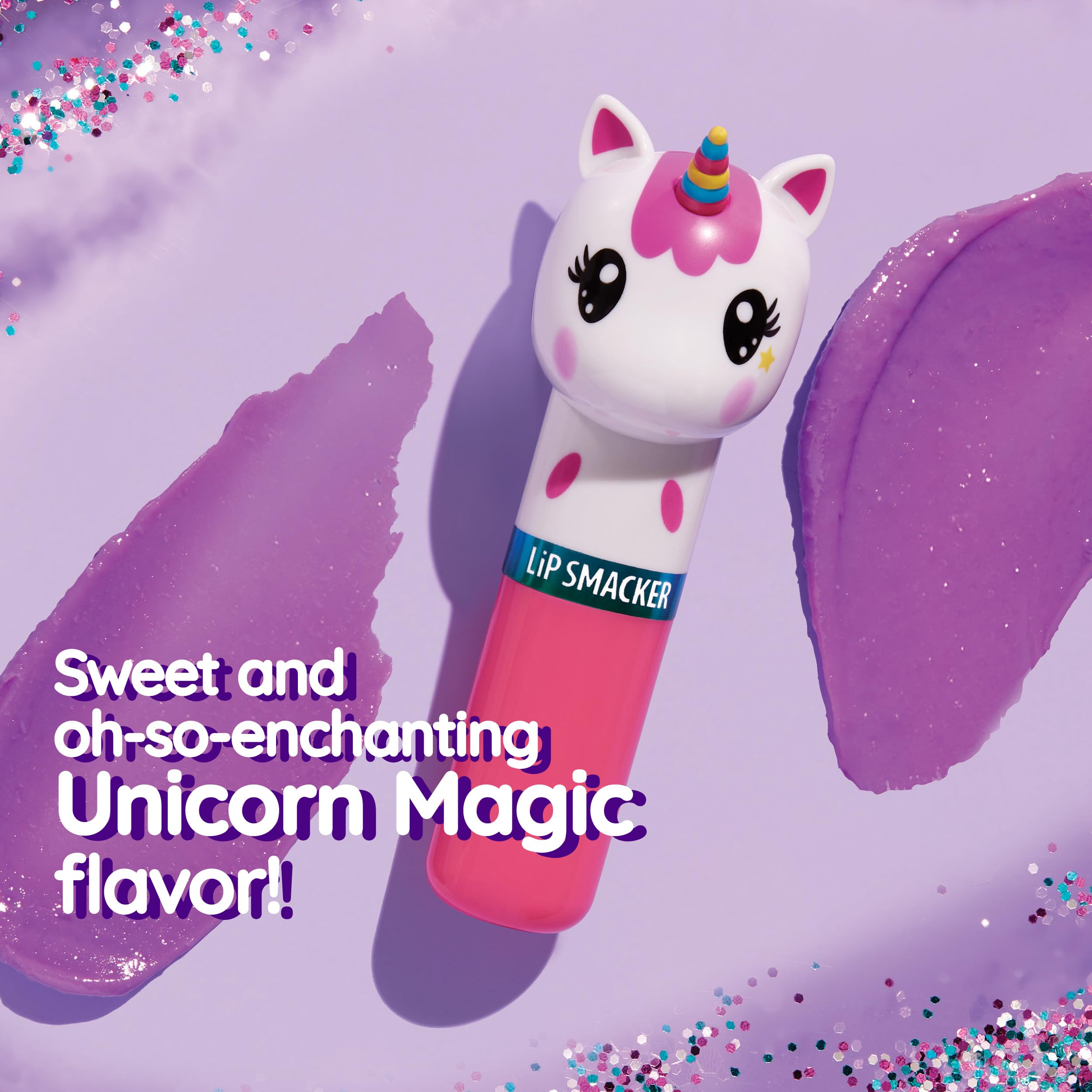 Lip Smacker Lippy Pals Unicorn, Flavored Moisturizing & Smoothing Soft Shine Lip Balm, Hydrating & Protecting Fun Tasty Flavors, Cruelty-Free & Vegan - Unicorn Magic Lip SmackerAu supplements
