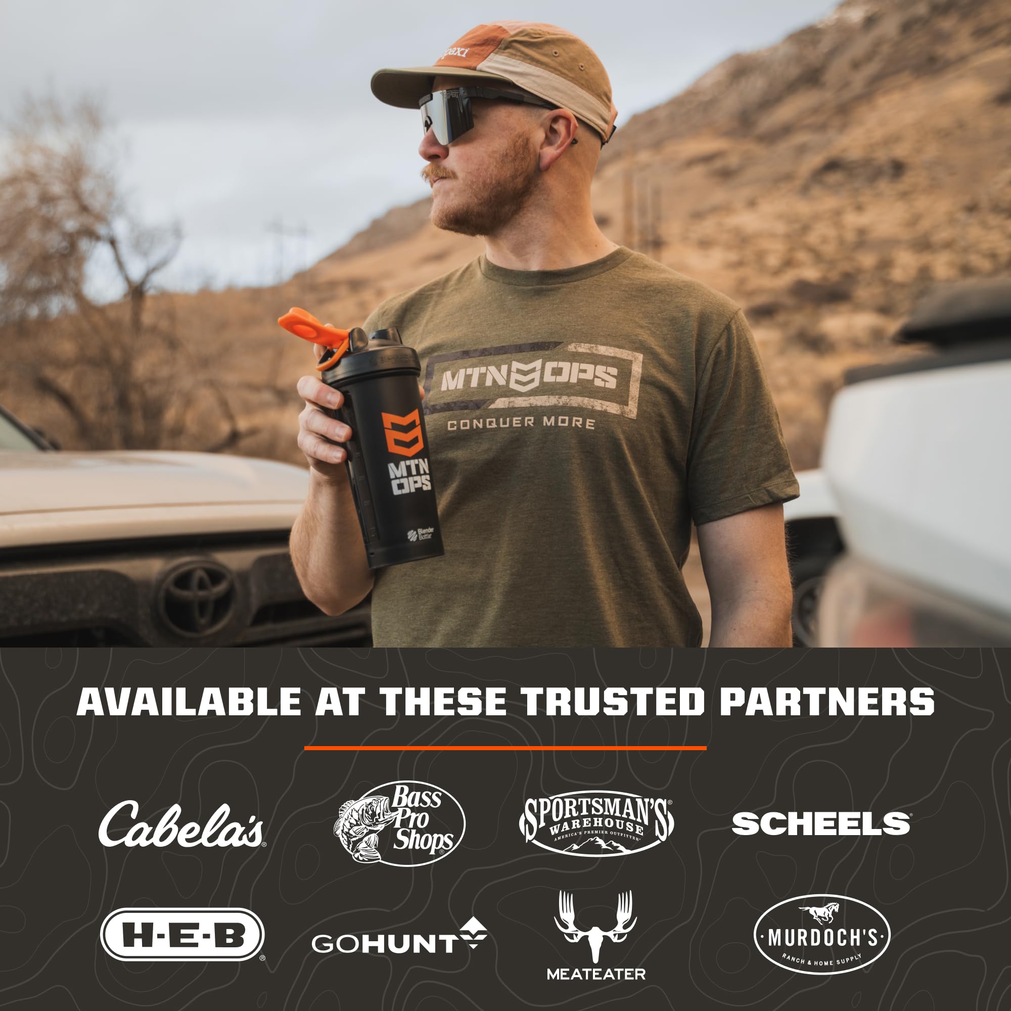 MTN OPS Ignite Trail Packs Energy Drink Powder, Gluten Free Nootropic Supplement Drink Mix, L Arginine, L Citrulline, Caffeine & Nootropic Sugar Free Drink Mix, 20 Servings, Tiger's Blood MTN OPSAu supplements
