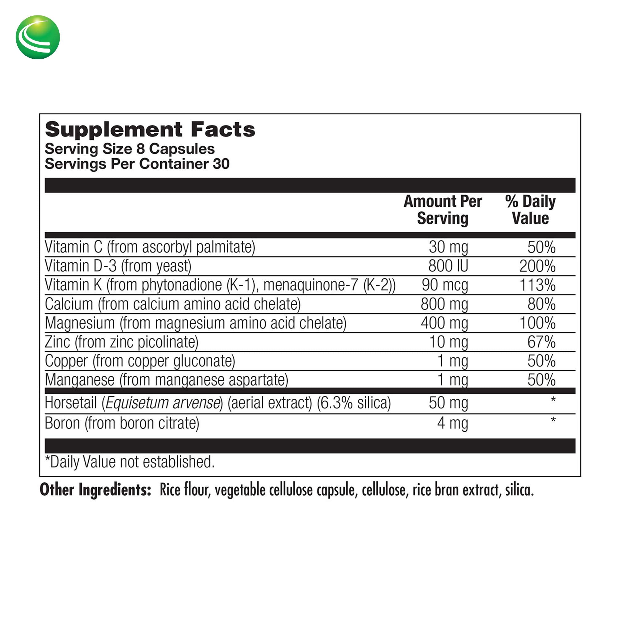 Nutra Biogenesis Osteogenesis - Bone Health Supplements for Women & Men, Vitamin D3 K2 & Calcium for Bone Density & Healing, Minerals Zinc, Magnesium & Boron - 240 Veggie Capsules Nutra BioGenesisAu supplements