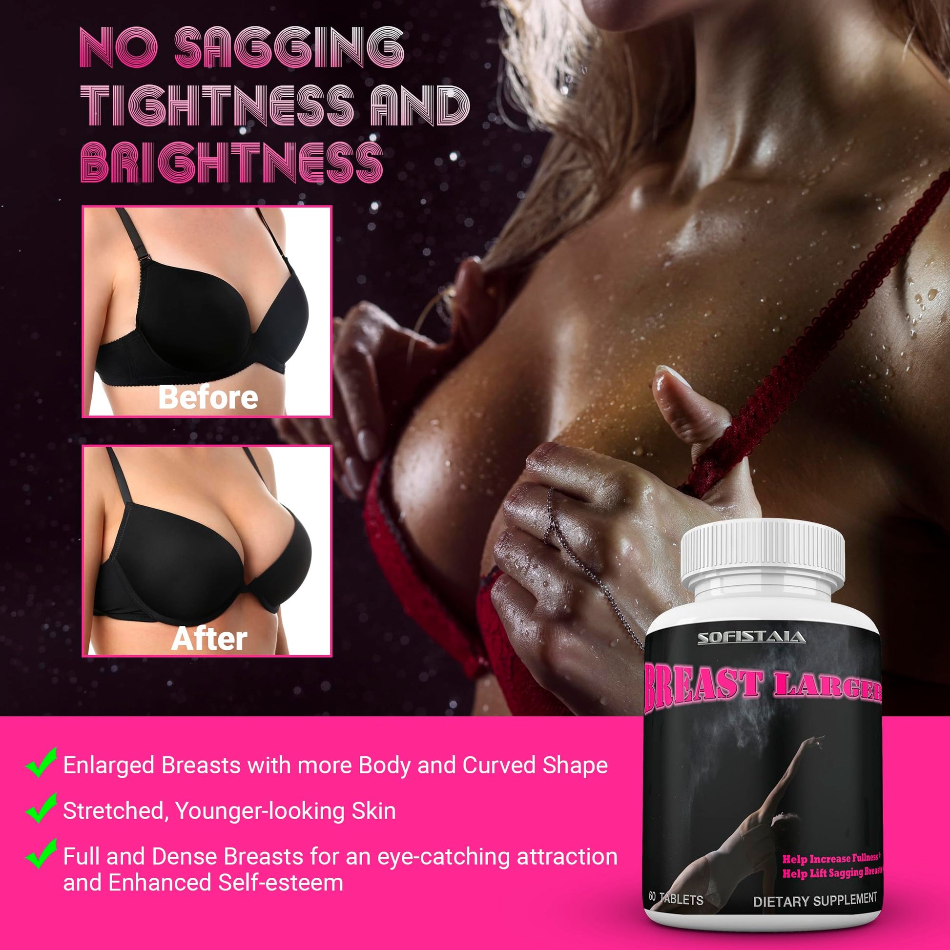 BEAUTIFYEM Breast Larger Breast Enhancement Formula with Natural Ingredients for Bigger Breast Growth and Firmness Pills BEAUTIFYEMAu supplements