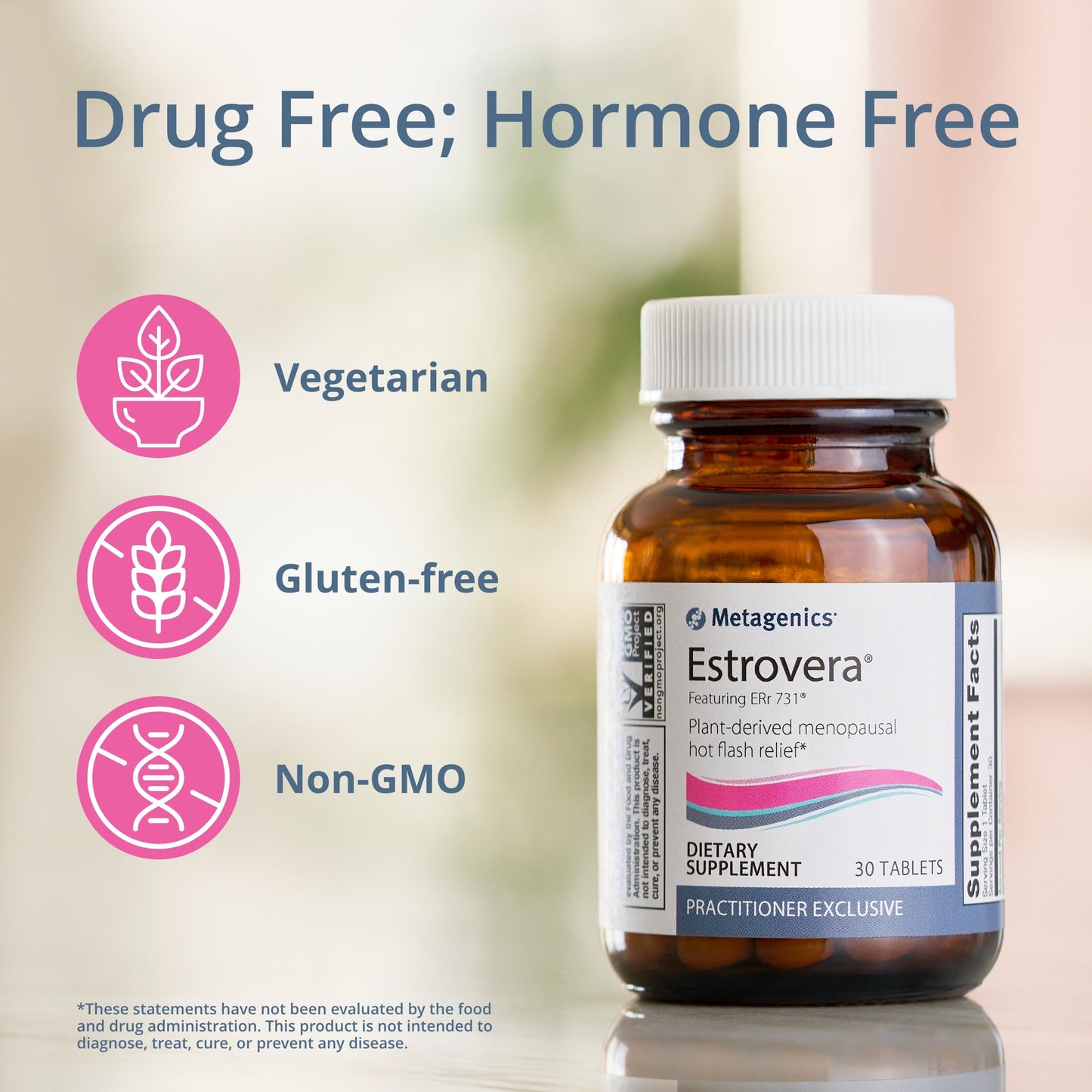 Metagenics Estrovera - Plant Derived Menopause Hot Flash Relief, Formulated MetagenicsUS supplements