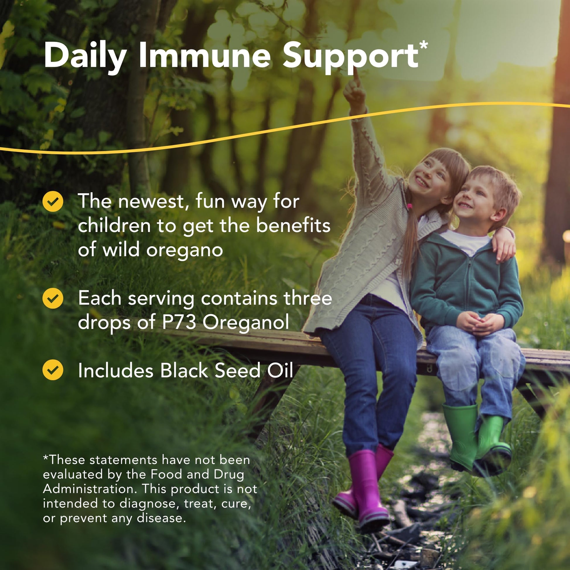 NORTH AMERICAN HERB & SPICE kid-e-kare Yummy Gummy Cherry Bears - 60 Real Cherry Gummies - Daily Immune Support for Children - With P73 Oreganol & Black Seed Oil - Non-GMO - 30 Servings NORTH AMERICAN HERB & SPICEAu supplements