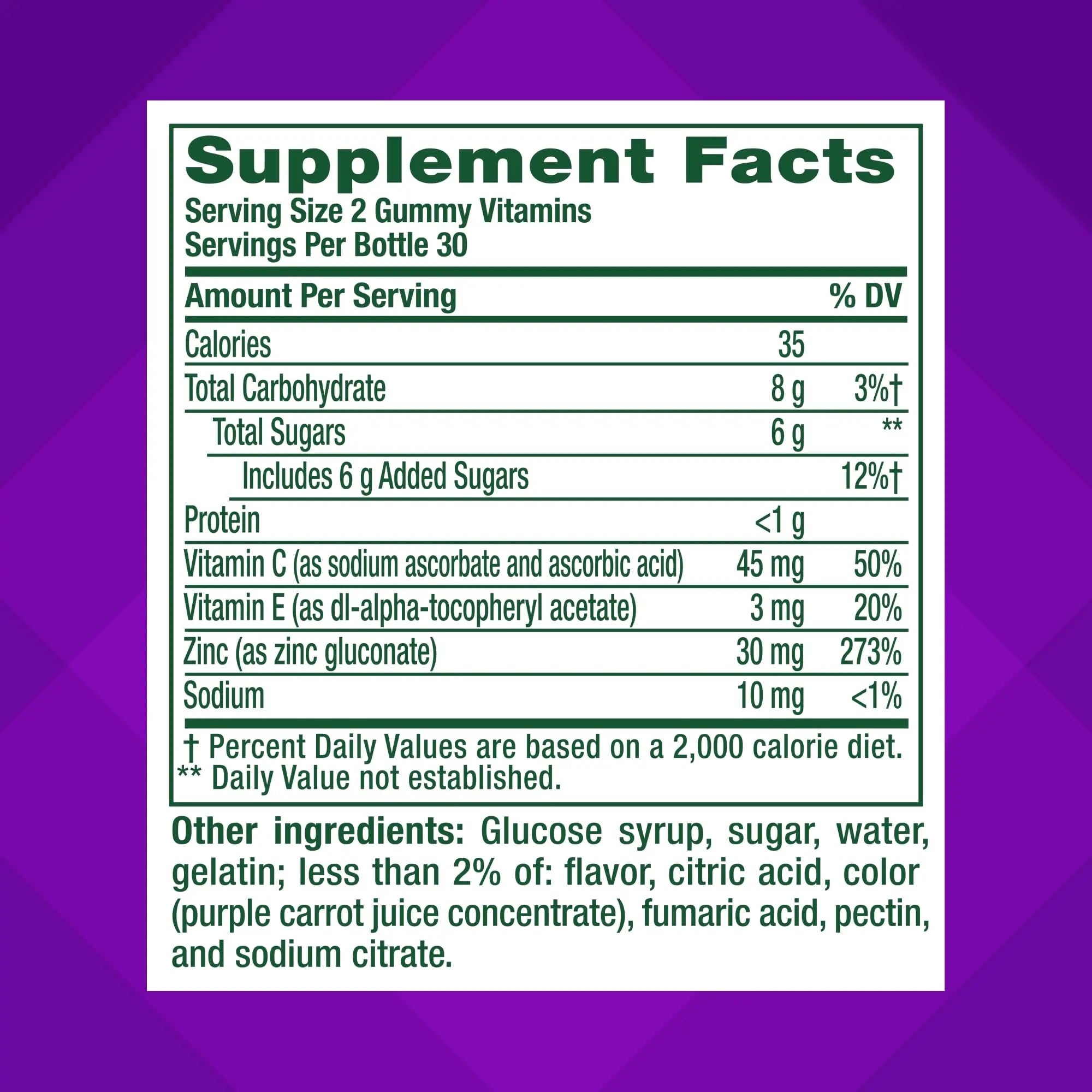 vitafusion Daily Complexion Care (1), Beauty Supplement Helps Support Clear Skin (1) (2) with Zinc Gluconate, Plus Vitamins E & C VitafusionAu supplements