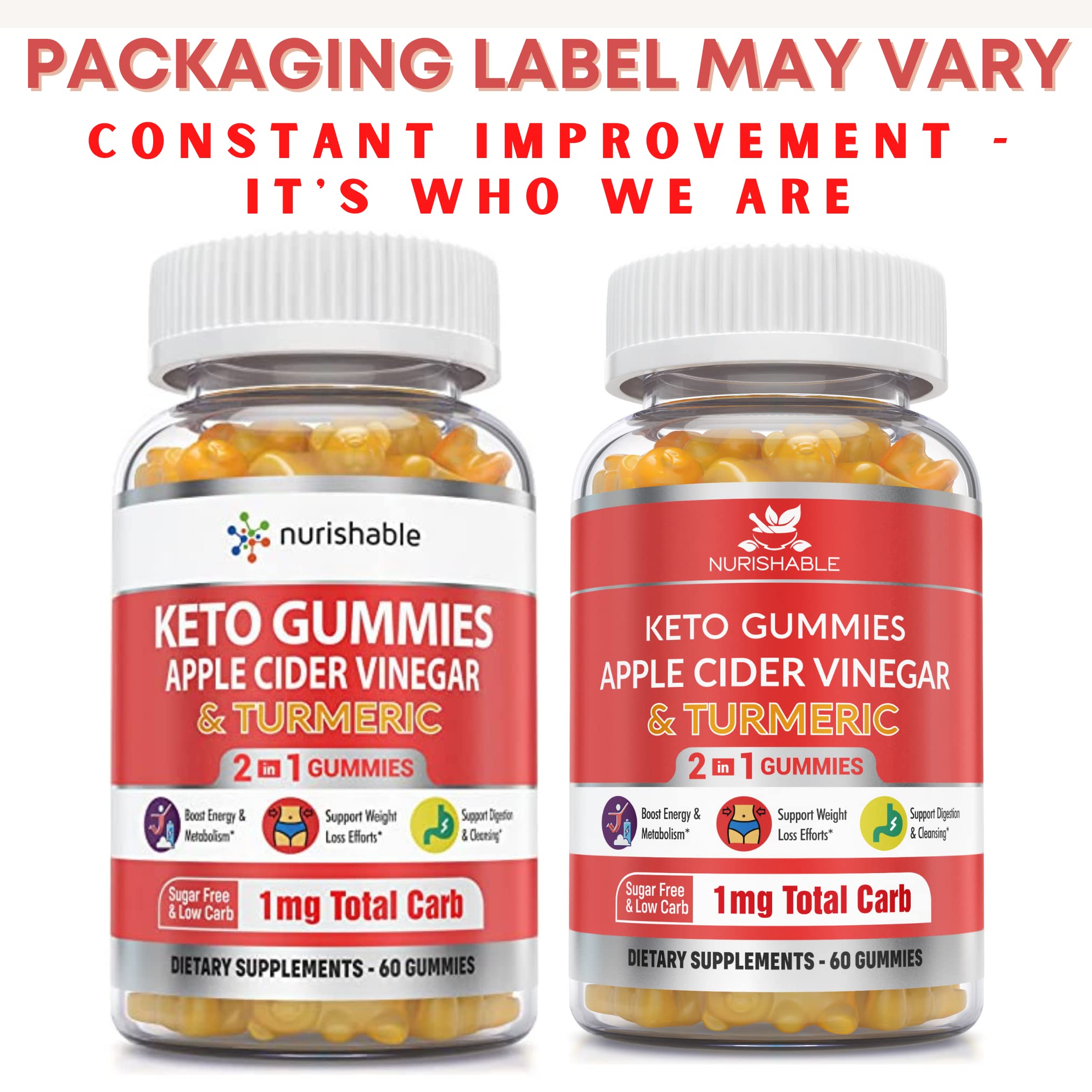 ACV Keto Gummies for Weight Loss - Advanced Weight Loss Formula with Apple Cider nurishableUS supplements