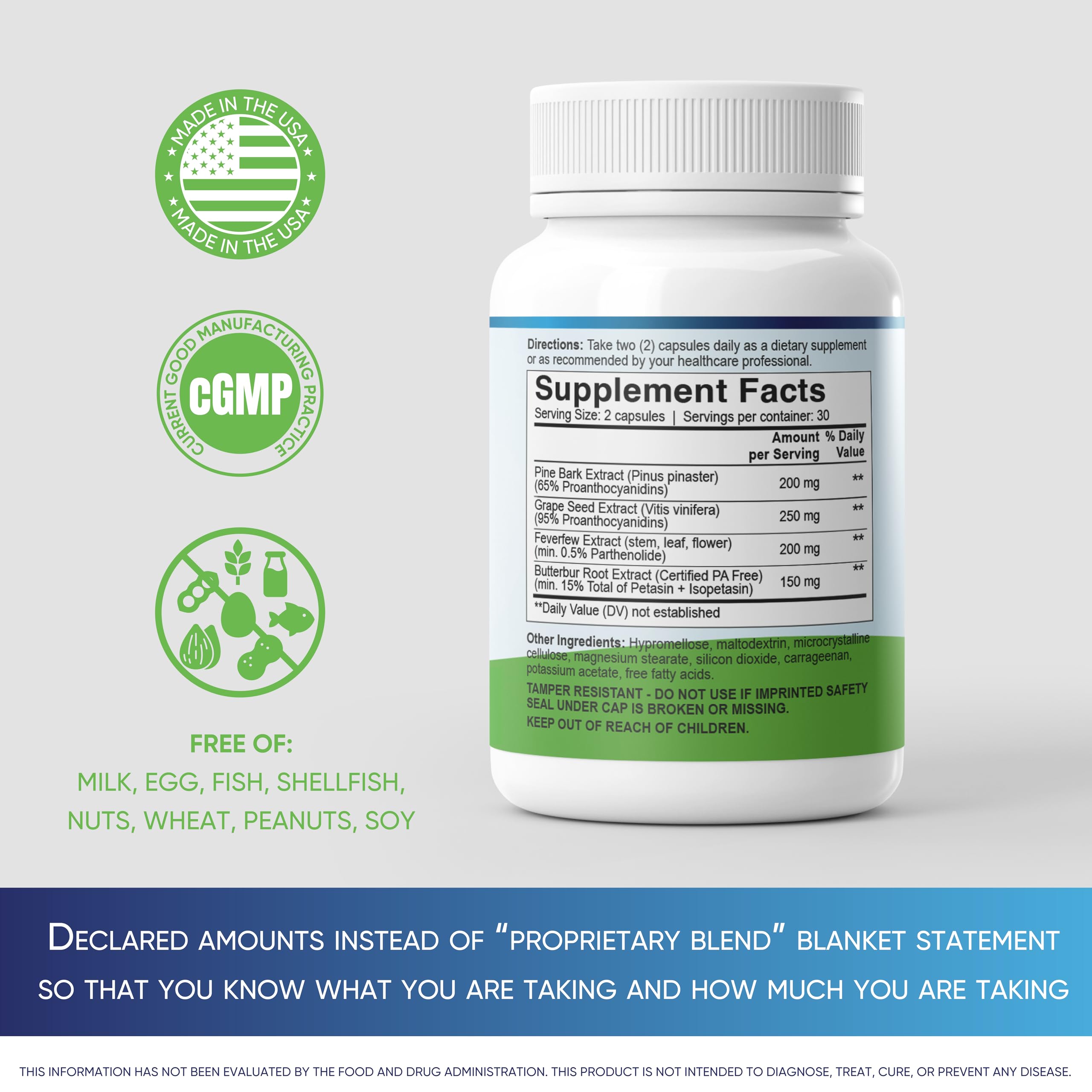 MigRePair | Doctor Formulated Natural Herbal Supplement for Migraine Relief Needs | Supports Relief During Migraine Discomfort (Ictal Phase) MigraceuticsAu supplements