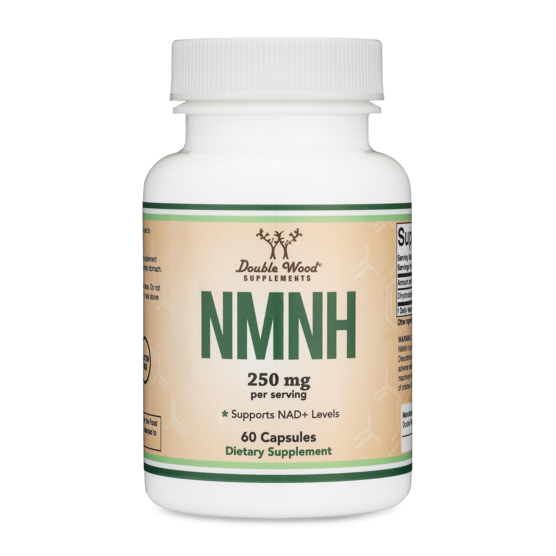 NMNH (NMN Supplement Alternative) Only Clinically Studied Ingredient - Boosts NAD+ Levels for Anti Aging and Cell Regeneration by Double Wood Double Wood SupplementsAu supplements