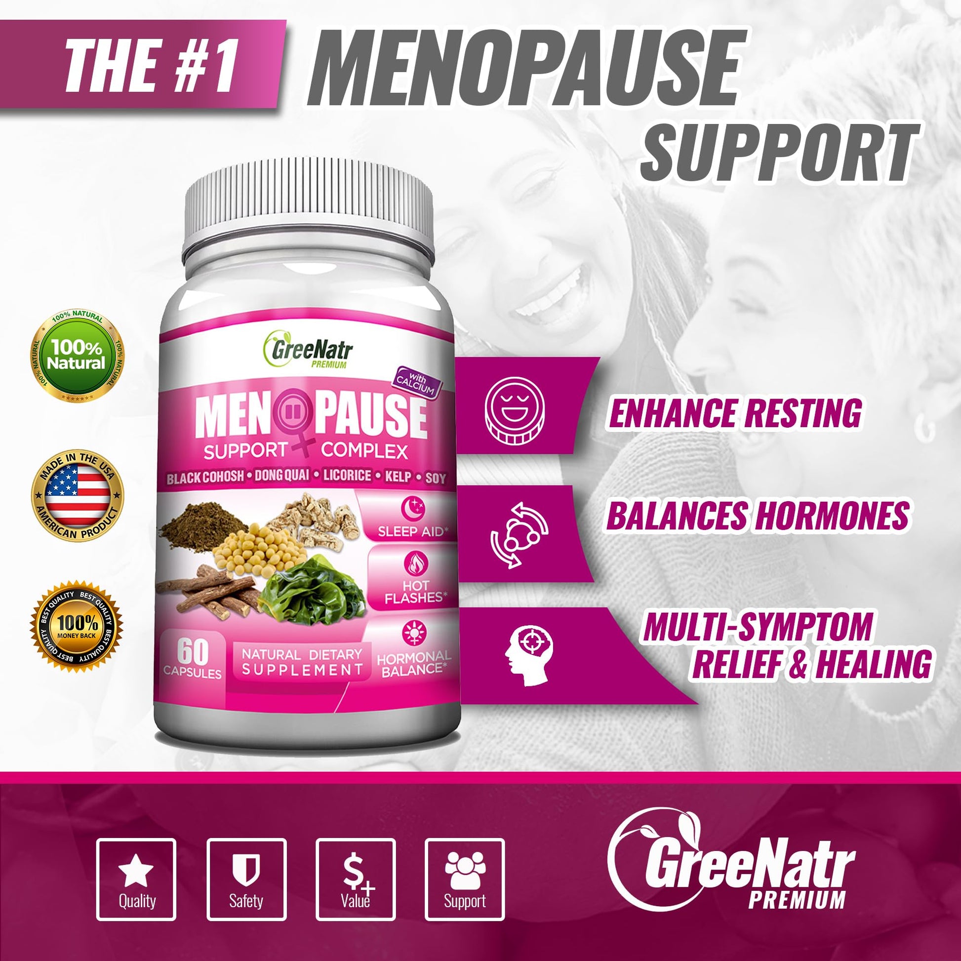 GreeNatr Brain Supplement with B12 Vitamin for Enhanced Memory, Energy, Focus, and Clarity GreeNatrAu supplements