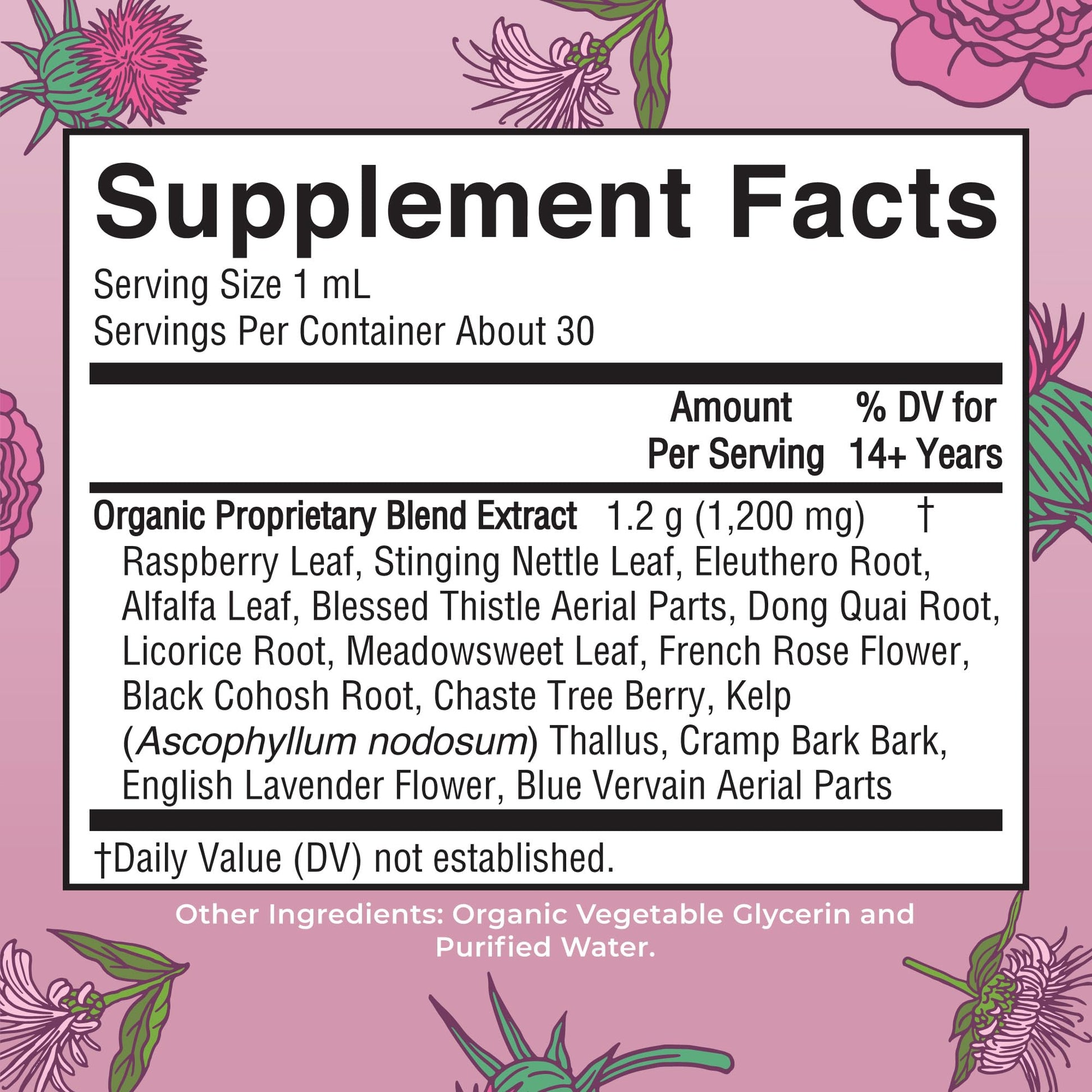MaryRuth Organics USDA Organic Women's Wellness Liquid Herbal Supplements | Includes Stinging Nettle, Raspberry Leaf, Eleuthero Root, Chaste Tree Berry | Menstrual Support | Non-GMO, Vegan MARYRUTH'SUS supplements