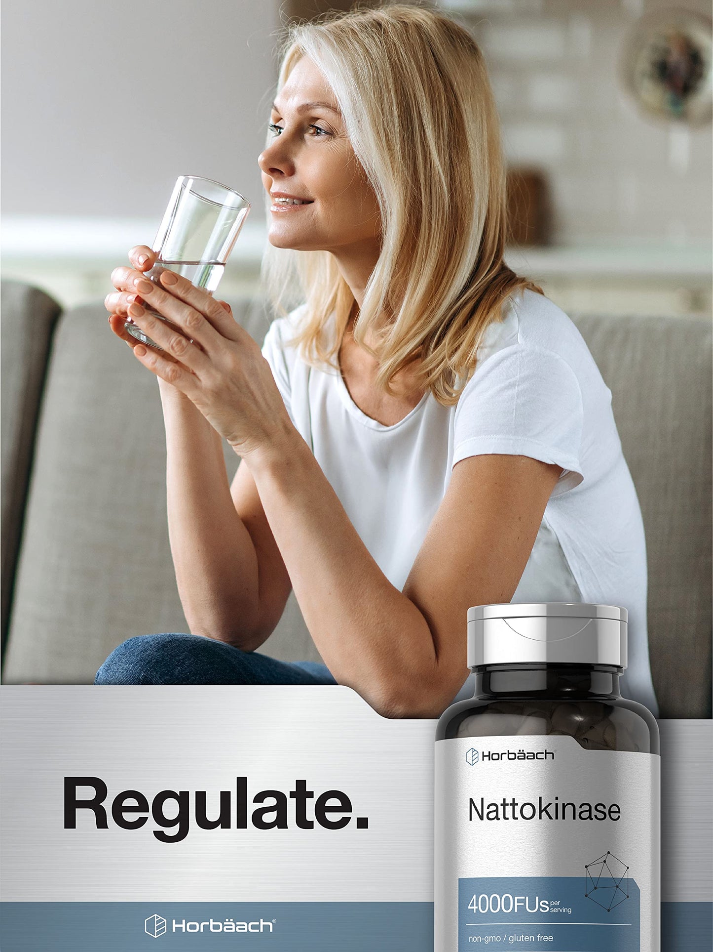 Nattokinase Supplement 4000 FU | 150 Capsules | Non-GMO, Gluten Free | by Horbaach HorbäachUS supplements