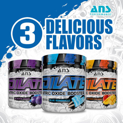ANS Performance Dilate Pump PreWorkout Powder - Dietary Supplement - Maximizes ANS PerformanceUS supplements