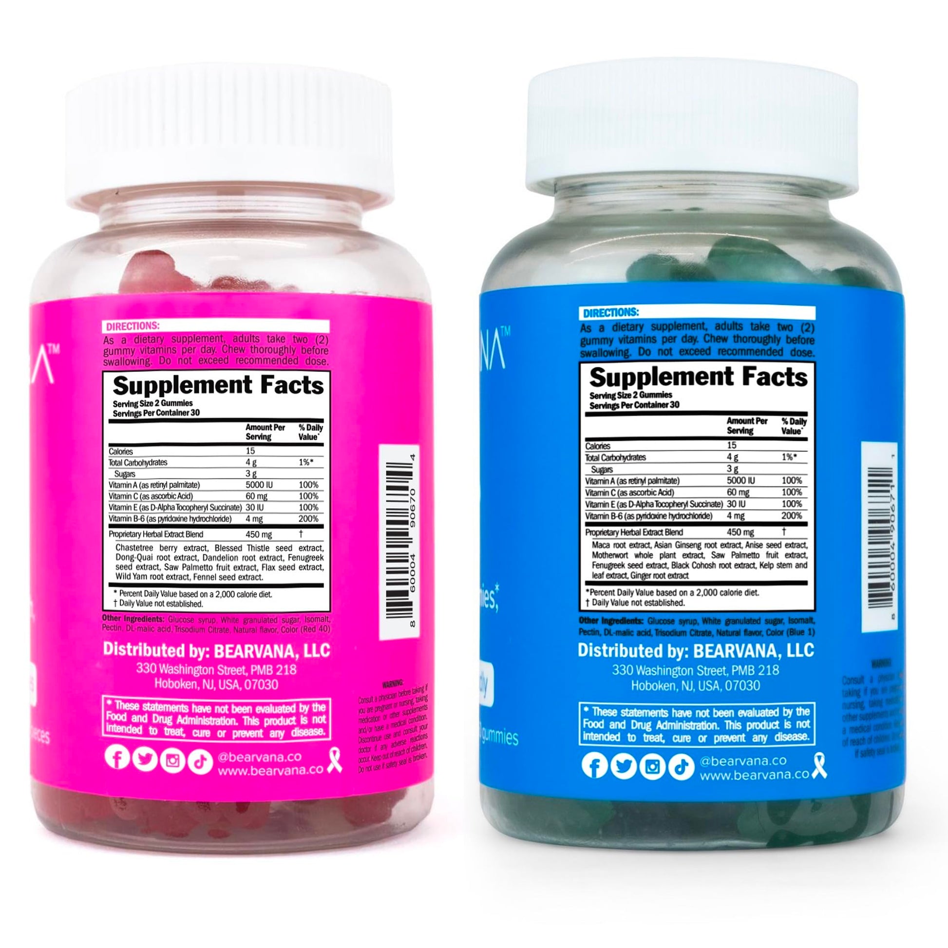 BEARVANA Gummies Combo Pack - Chest and Bum Gummies - Workout Aid - Women’s BEARVANAUS supplements