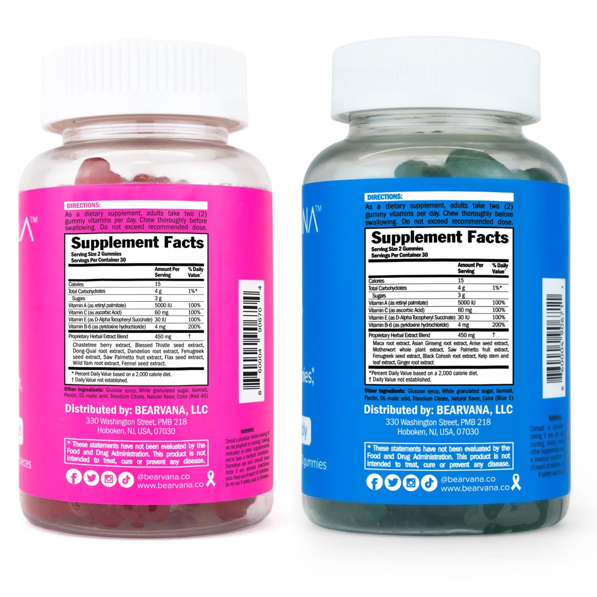 BEARVANA Gummies Combo Pack - Chest and Bum Gummies - Workout Aid - Women’s BEARVANAUS supplements