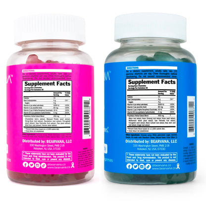 BEARVANA Gummies Combo Pack - Chest and Bum Gummies - Workout Aid - Women’s BEARVANAUS supplements