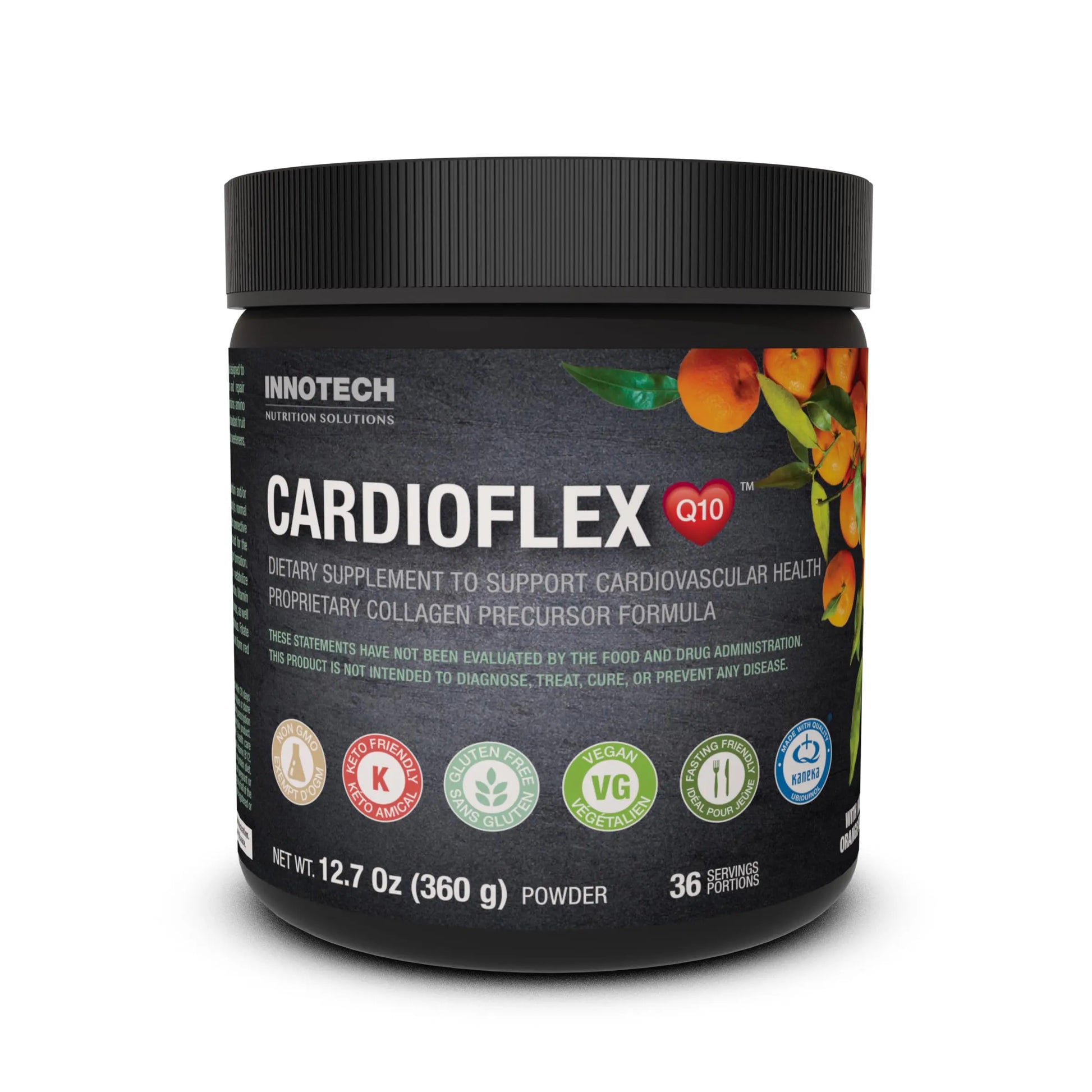 Innotech Nutrition CardioFlex Q10 Heart Health & Energy Support CoQ10 Amino Acids & Electrolytes Orange 360g Innotech Nutrition SolutionsAu supplements
