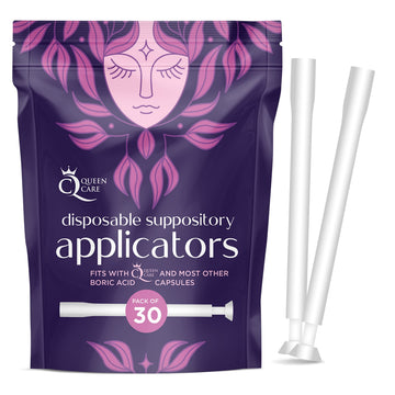 Queen Care - Disposable Suppository Applicator, Boric Acid Applicator, Feminine Care Suppository Applicator Queen CareAu supplements