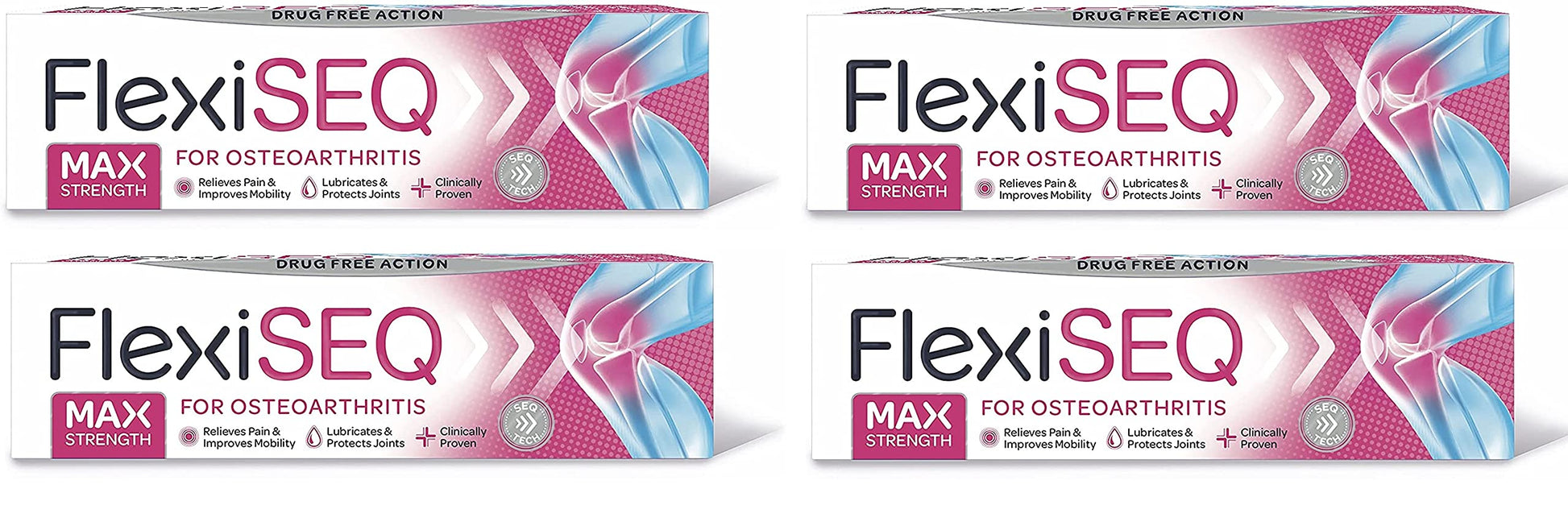 FLEXISEQ 50G GEL **** VALUE 4PK **** (Pain associated with Osteoarthritis) FlexiseqAu supplements