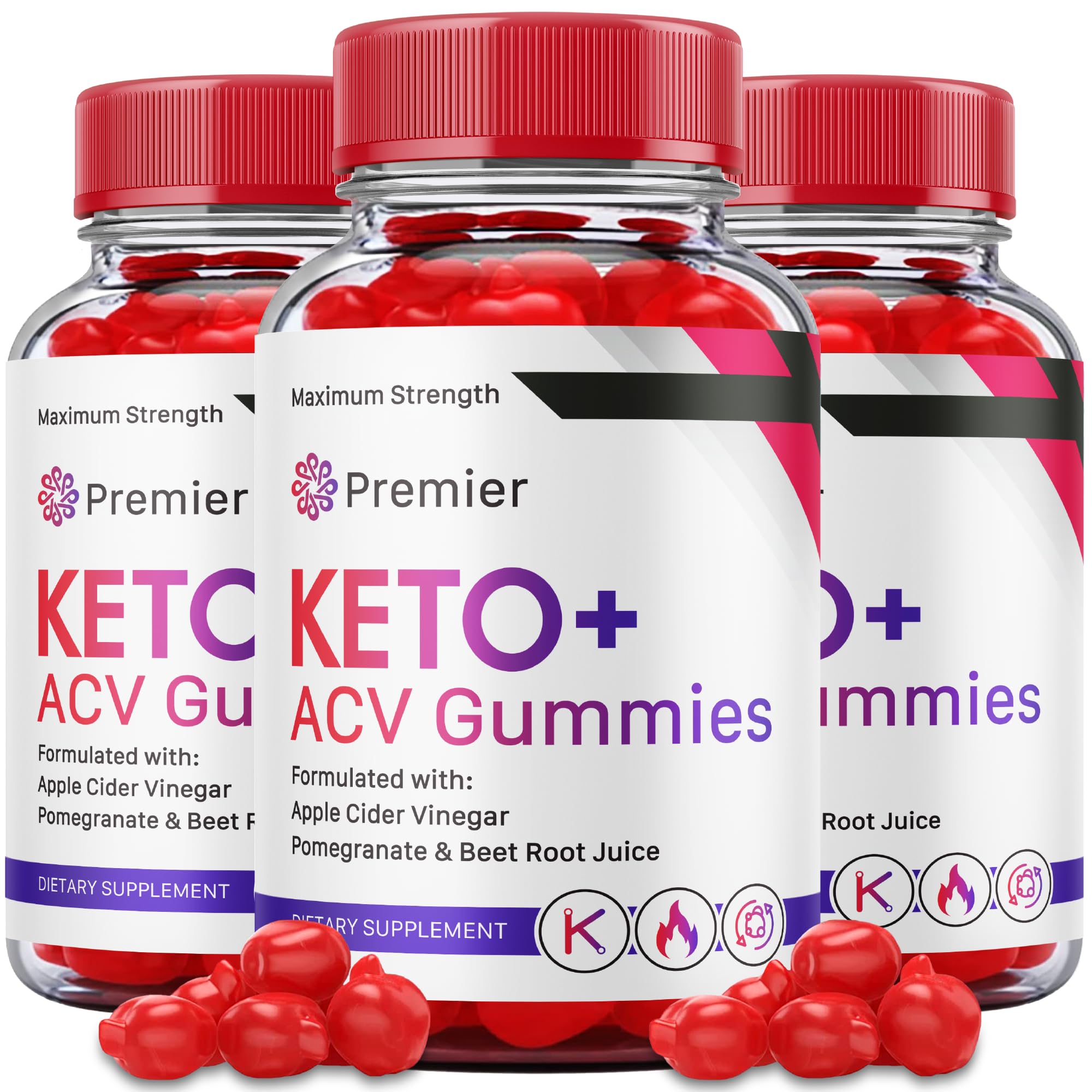 (3 Pack) Premier Keto Acv Gummies Advanced Formula, Premier Keto + Acv Gummies Plus VitakingAu supplements