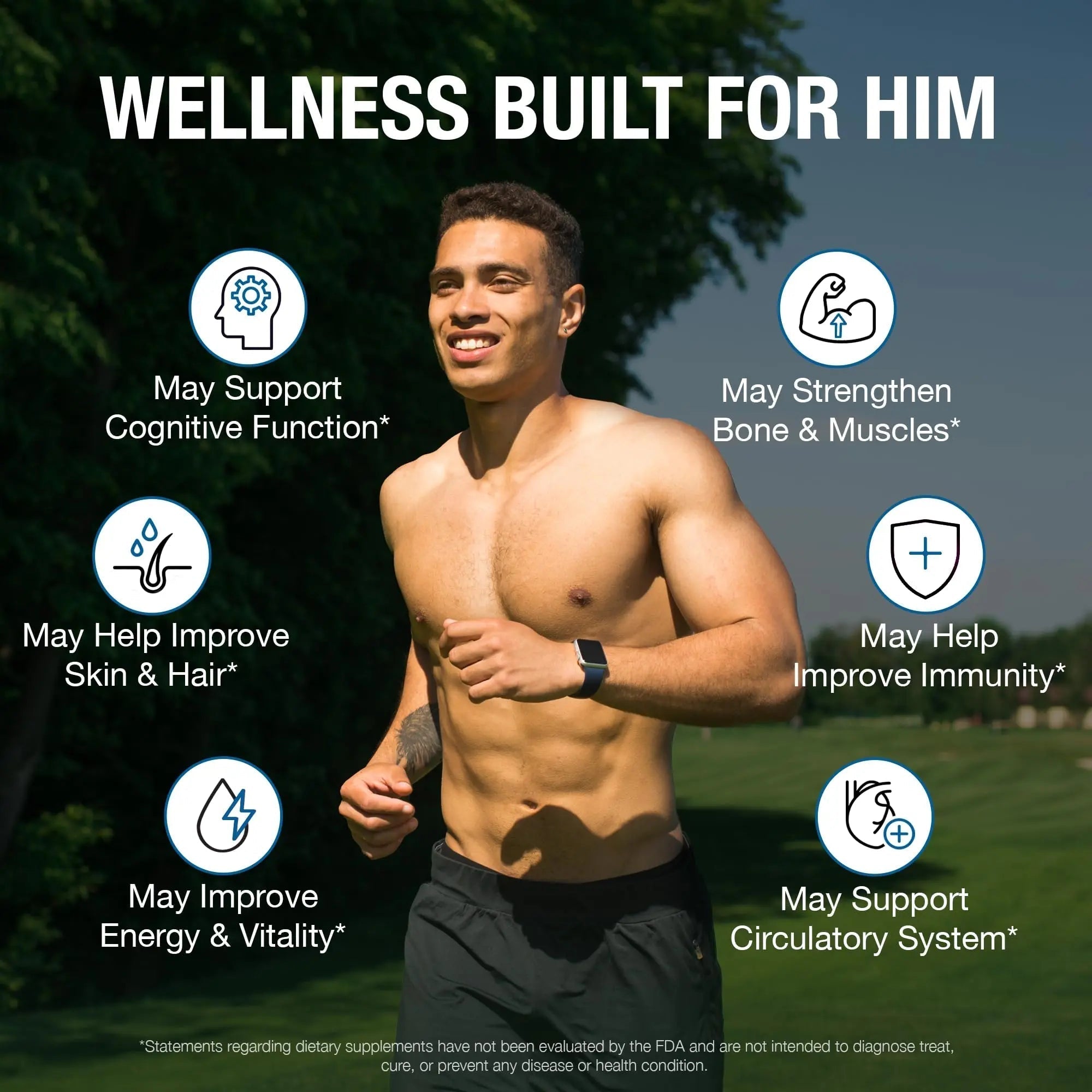 Pure By Nature One-Daily Multivitamin for Men, Immune Support Supplement with Non-GMO Ingredient, Vitamin & Minerals for Energy, 60 Veggie Capsules Pure By NatureAu supplements