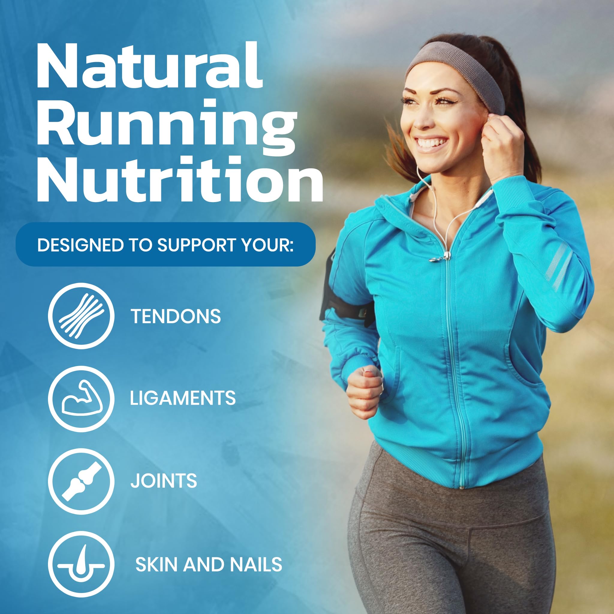 Protein Rebel - Run Easy Marine Collagen Powder for Running, Joint Support - Unflavoured Powder Collagen Protein RebelAu supplements