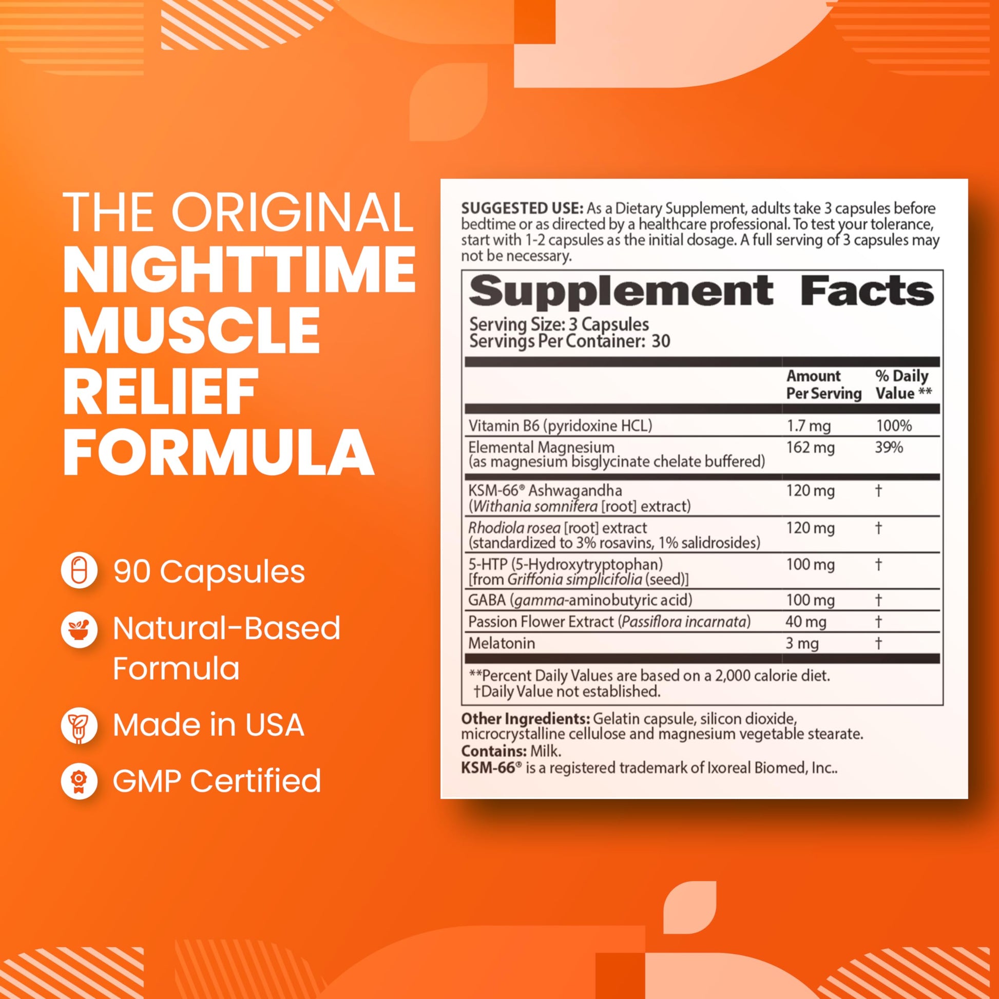 SaltWrap Mag R&R - Nighttime Muscle Cramps Support, Natural Sleep Support for Adults with Magnesium Glycinate for Muscle Spasm and Leg Cramps Relief, 90 Capsules SaltWrapAu supplements