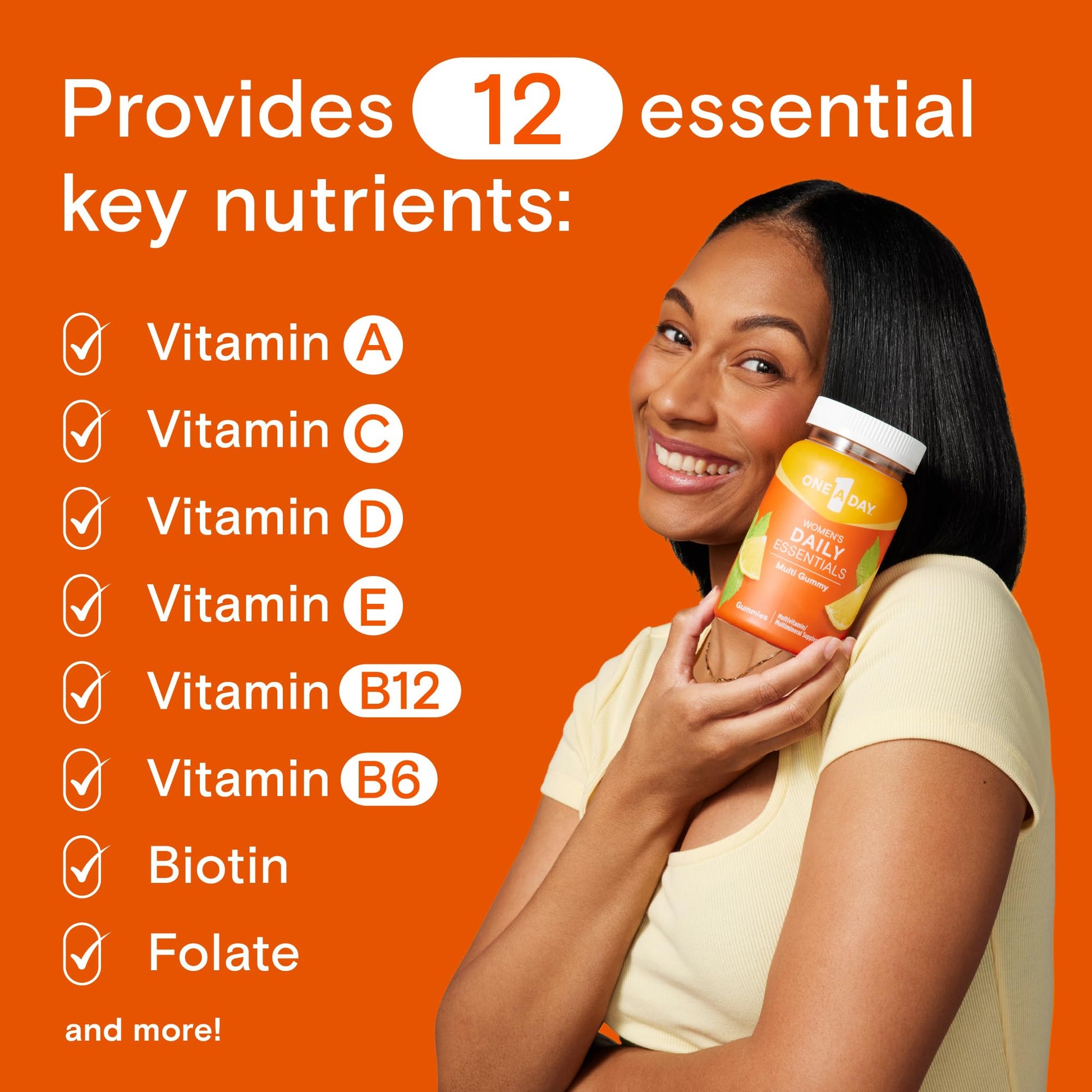 One A Day Women’s Daily Essentials Multivitamin Gummies, Multivitamin for Women, Zinc, Immune Support ONE A DAYAu supplements