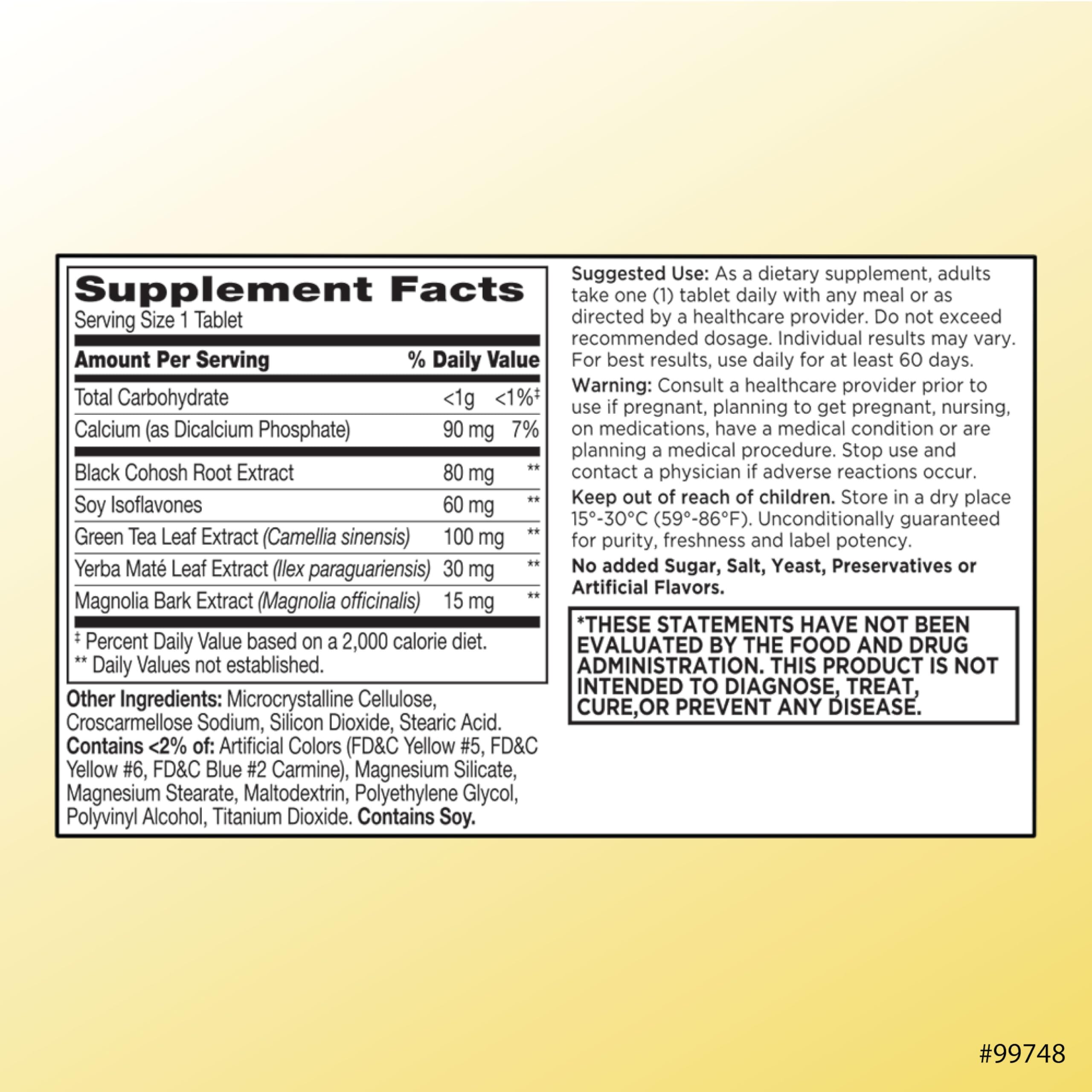 Quality Choice Estro Support Max + Energy Tablets Menopause Support 30 Count Quality ChoiceAu supplements