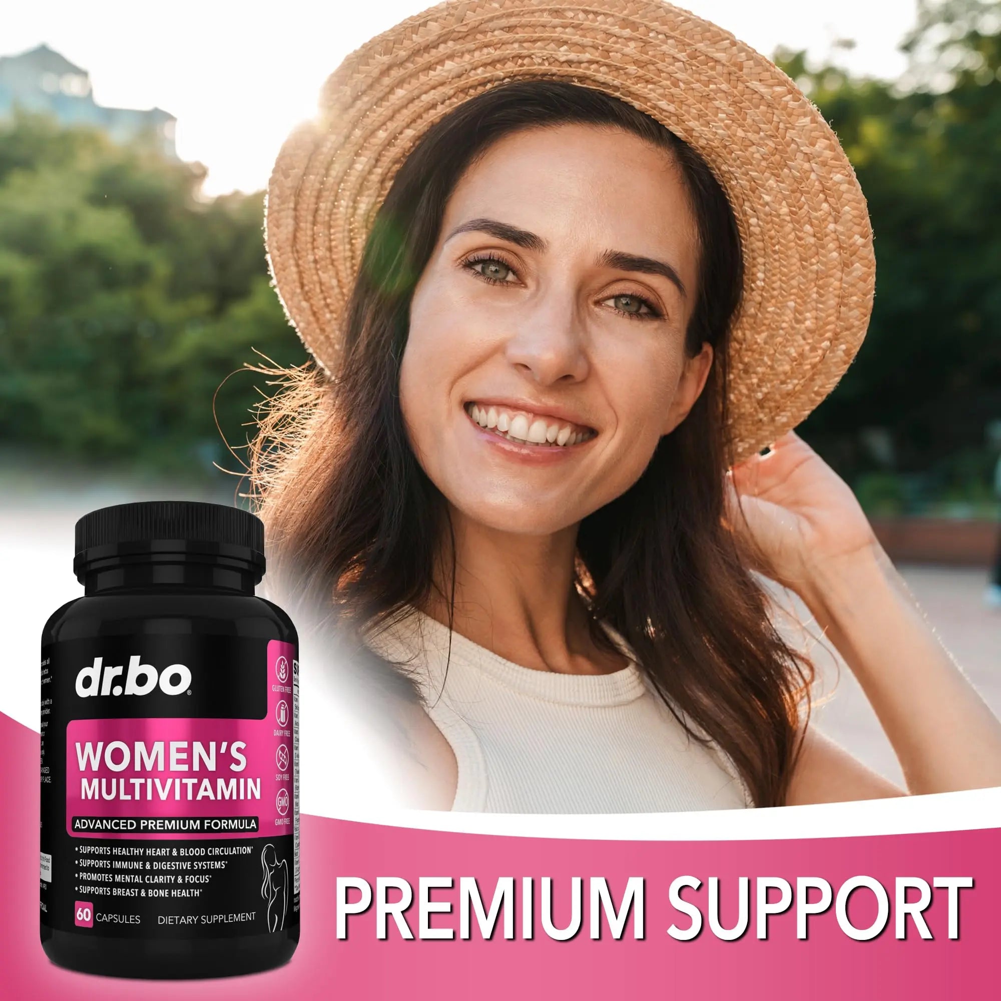 Womens Multivitamin - Natural Daily Multi Vitamins for Women - Womans Energy Vitamin DR. BOAu supplements