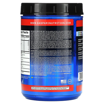 Gaspari Nutrition - SuperPump MAX - The Ultimate Pre Workout Powder, Sustained Energy Gaspari NutritionUS supplements
