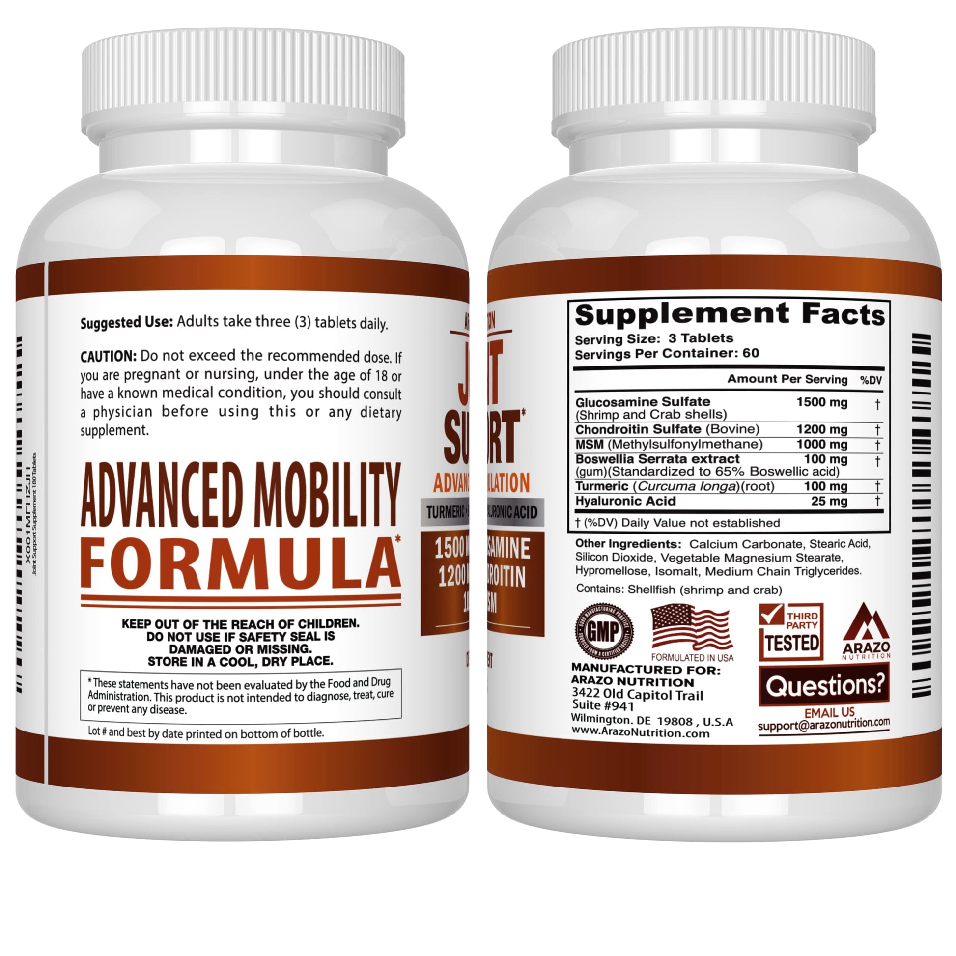 Glucosamine Chondroitin Turmeric Msm Boswellia - Joint Support Supplement for Relief My StoreUS supplements