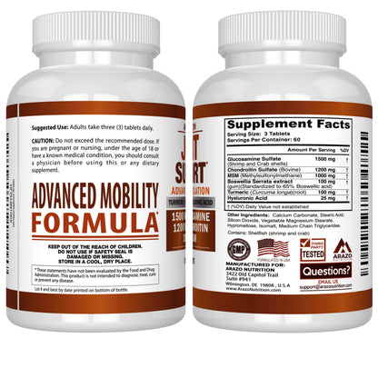 Glucosamine Chondroitin Turmeric Msm Boswellia - Joint Support Supplement for Relief My StoreUS supplements