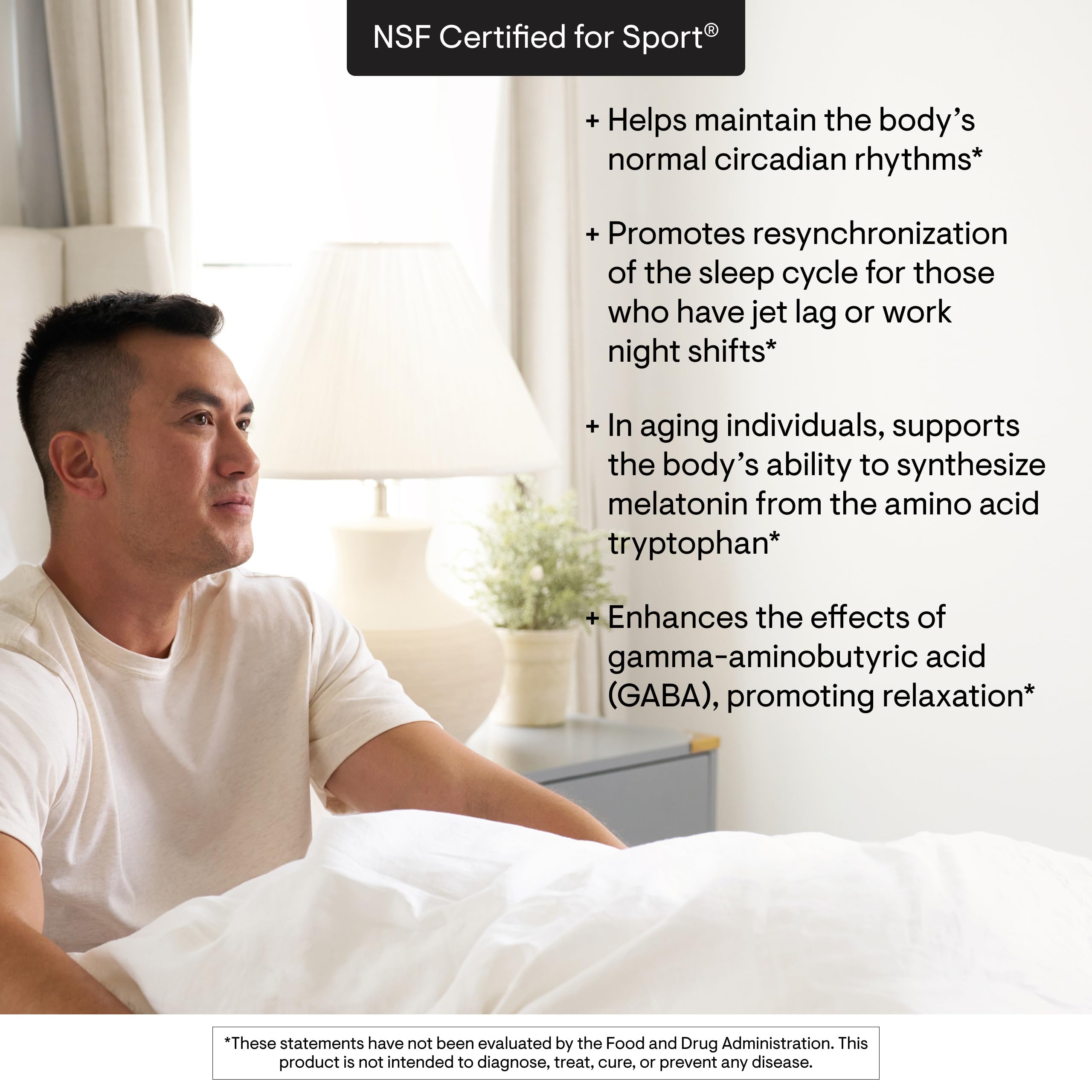 THORNE - Melaton-3 - 3mg Melatonin Supplement - Supports Normal Circadian Rhythms, Restful Sleep & Relaxation* - NSF Certified for Sport - 60 Capsules THORNEAu supplements