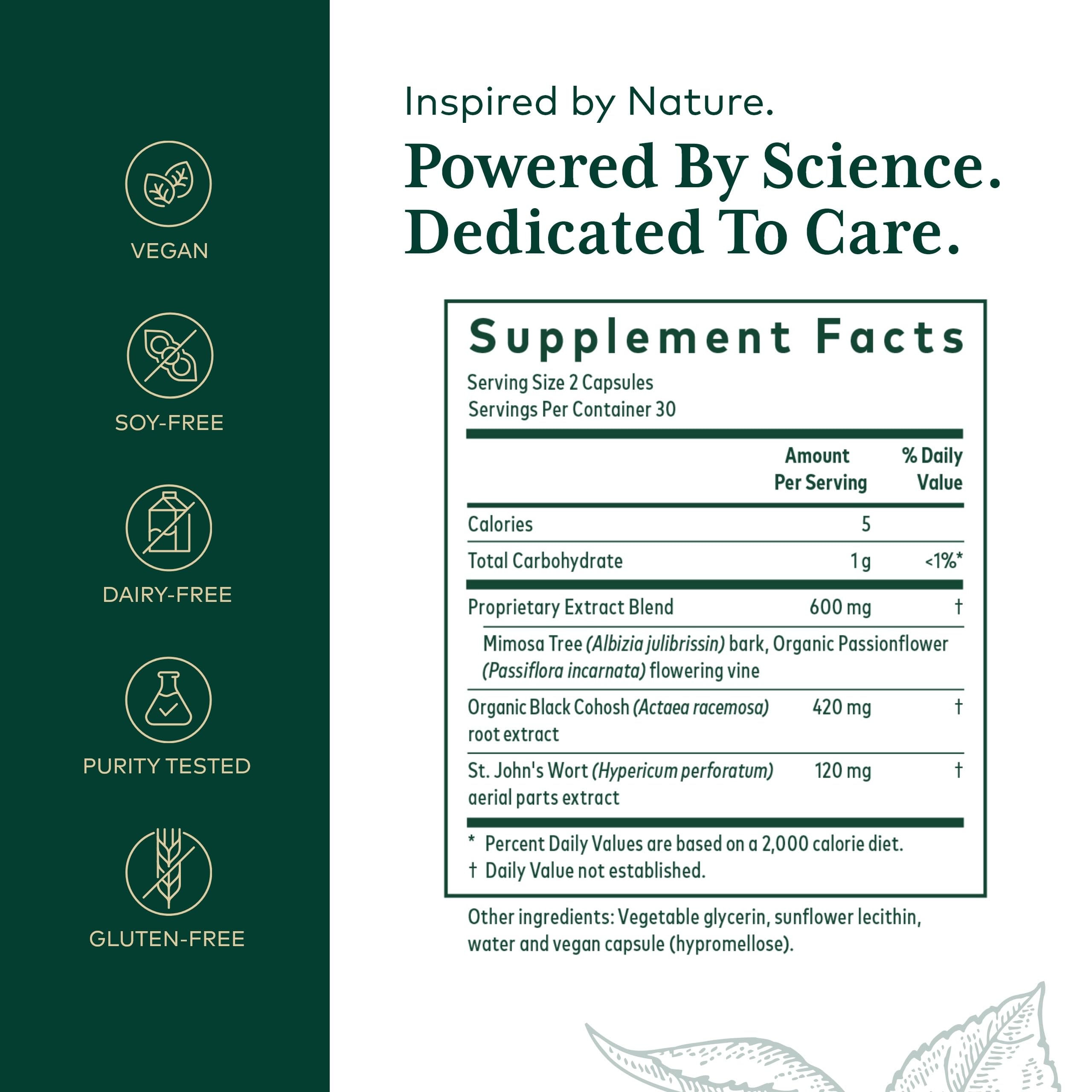 Gaia Herbs Pro Female Hormone Formula PM - Women's Health Supplement for Menopause & Sleep Support - Black Cohosh & St. John's Wort - Vegan, Soy-Free & Gluten-Free - 60 Liquid Phyto-Caps (30 Servings) Gaia Herbs PROAu supplements
