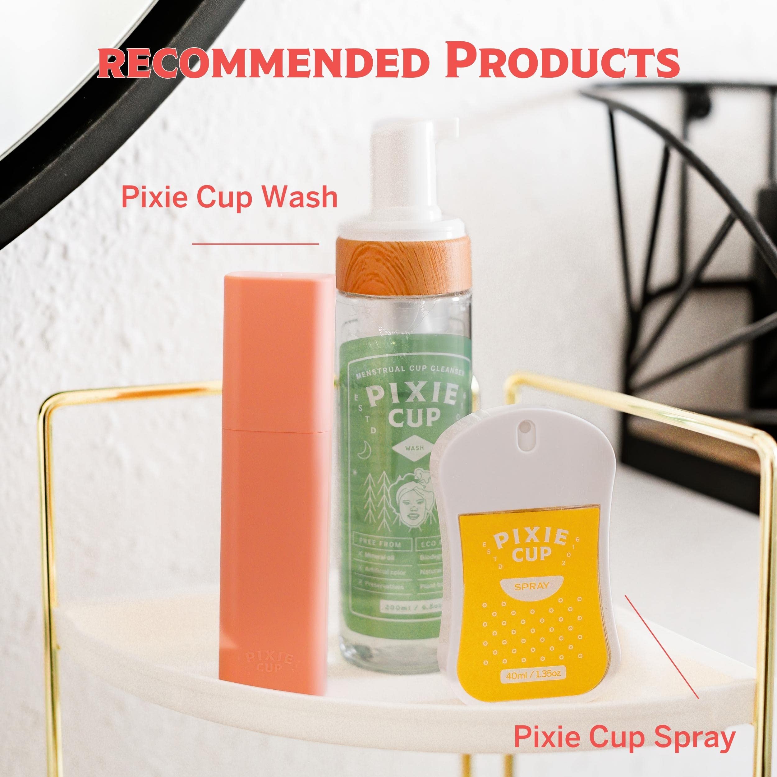 Pixie Menstrual Cup & Tampon Applicator + Period Cup Remover - Make Insertion & Removal Easy Pixie CupAu supplements