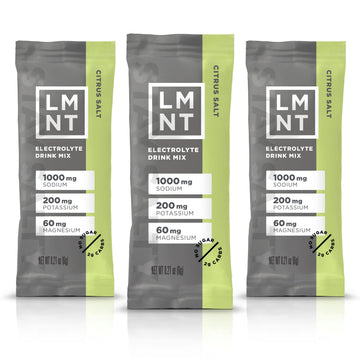 LMNT Zero-Sugar Electrolytes - Citrus Salt - Hydration Powder Packets | No Dodgy Ingredie Drink LMNTUS supplements