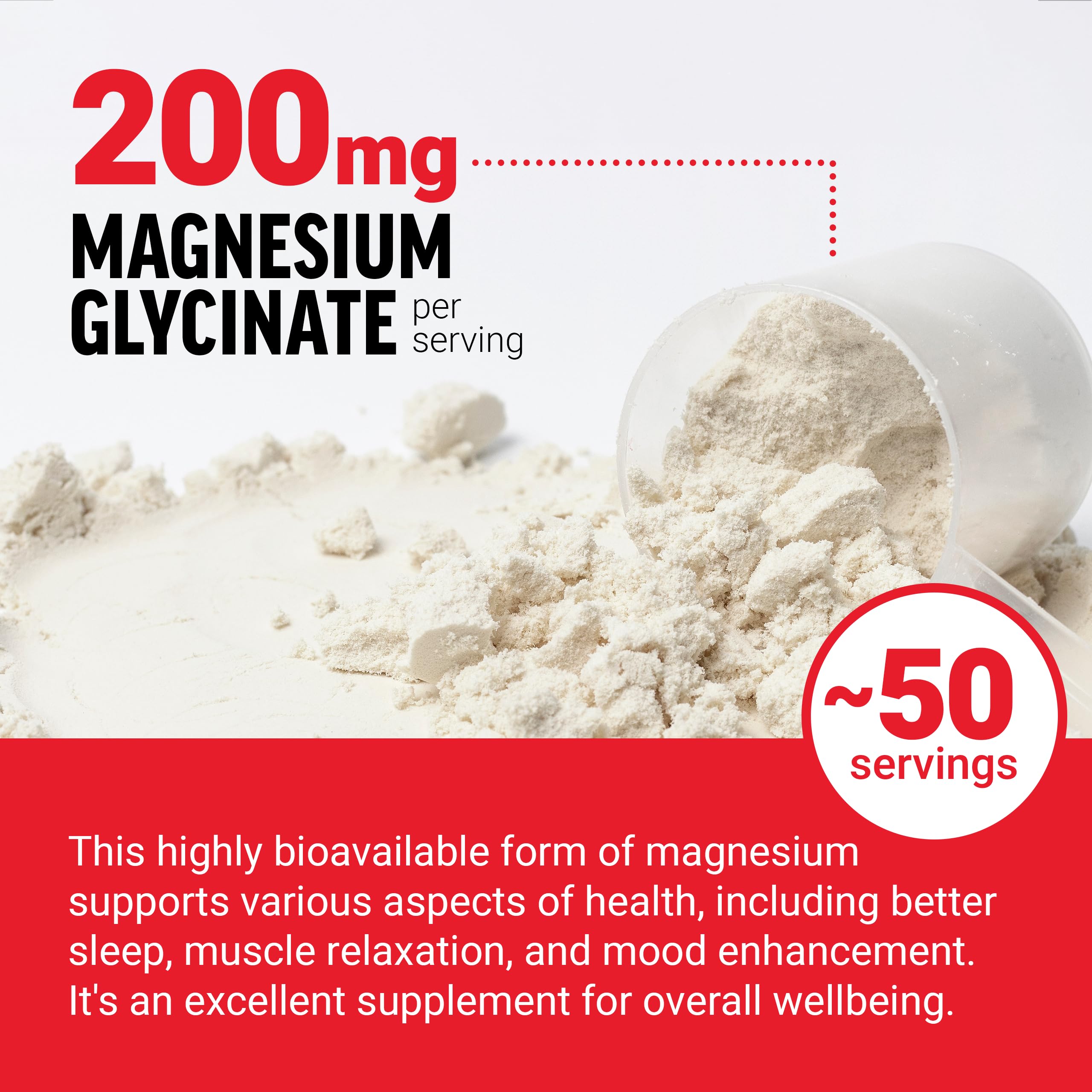 Force Factor Magnesium Glycinate 200mg, Magnesium Supplement for Women and Men to Support Sleep, Muscle Relaxation, and Mood, High Absorption, Vegan, 50 Servings Force FactorAu supplements
