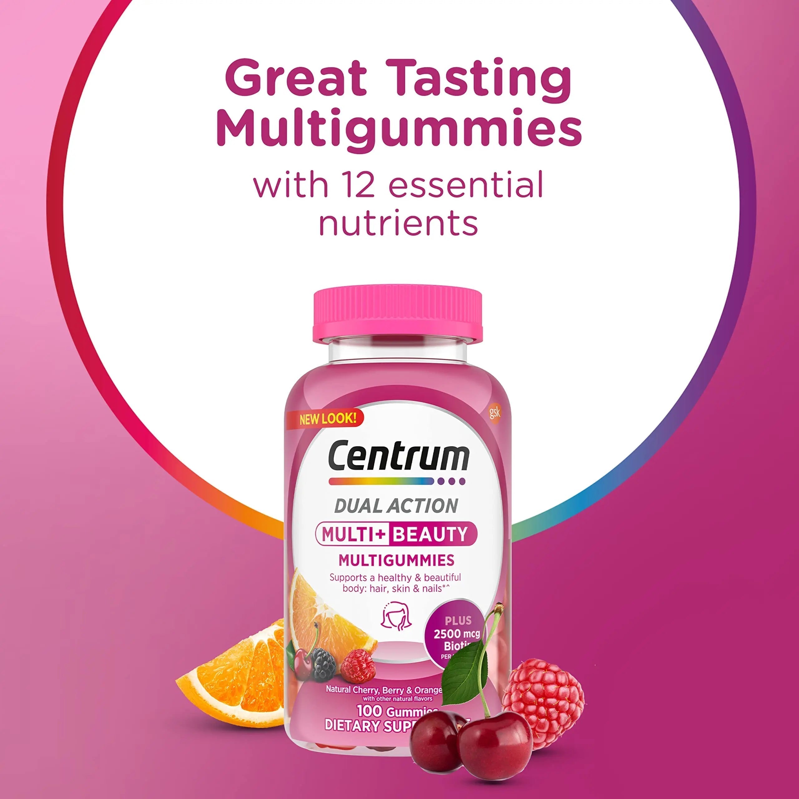 Centrum Multivitamin Gummy, 100 Count (Pack of 1) CentrumAu supplements