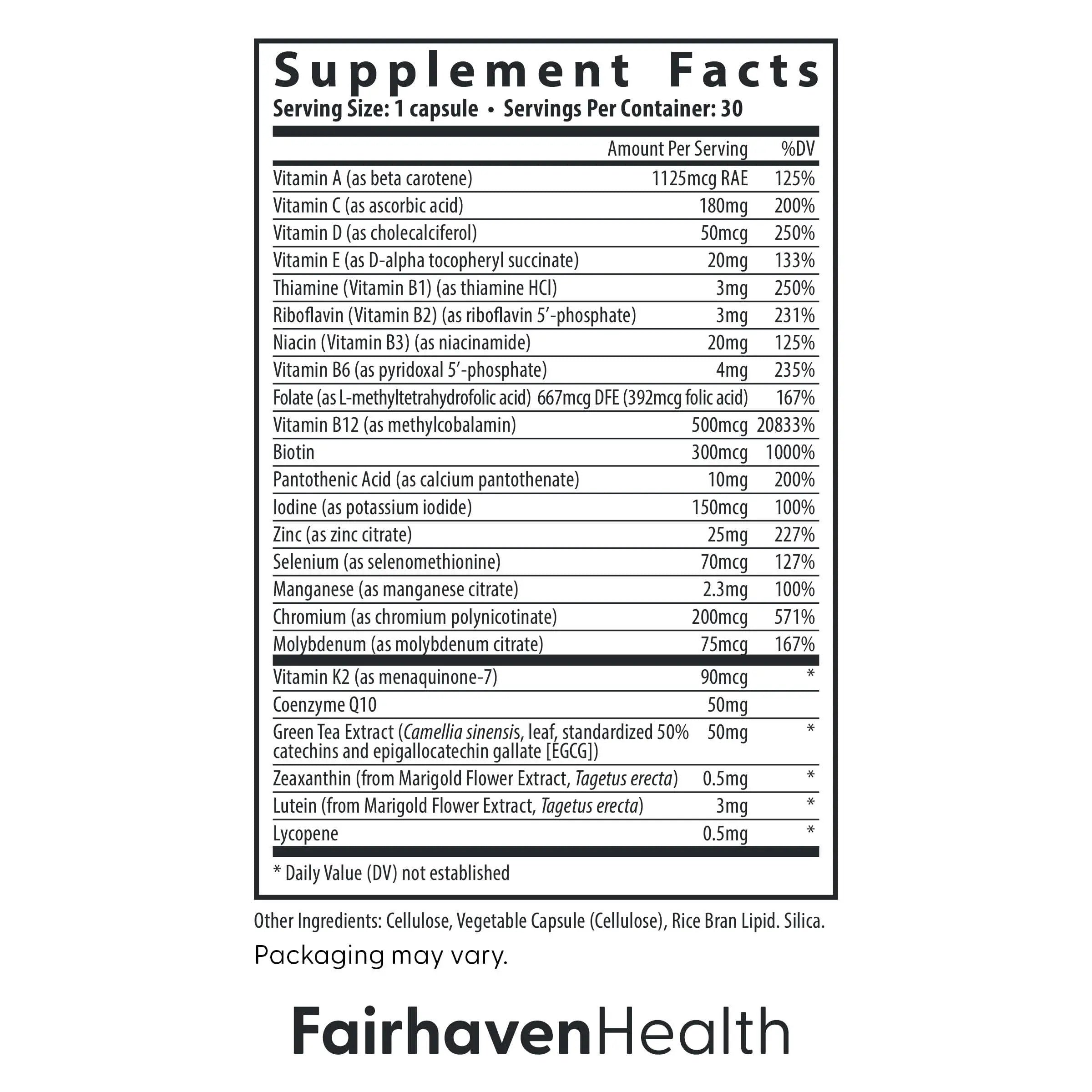 Fairhaven Health Womens Multivitamin Essentials | Once Daily Multivitamin for Women Support for Energy, Immune Health, Eye Health, Hormone Balance | Fairhaven HealthAu supplements