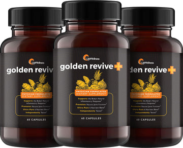 UpWellness Golden Revive + Joint Support with Quercetin, Magnesium, and Turmeric UpWellness Nutrient-Rich LivingUS supplements
