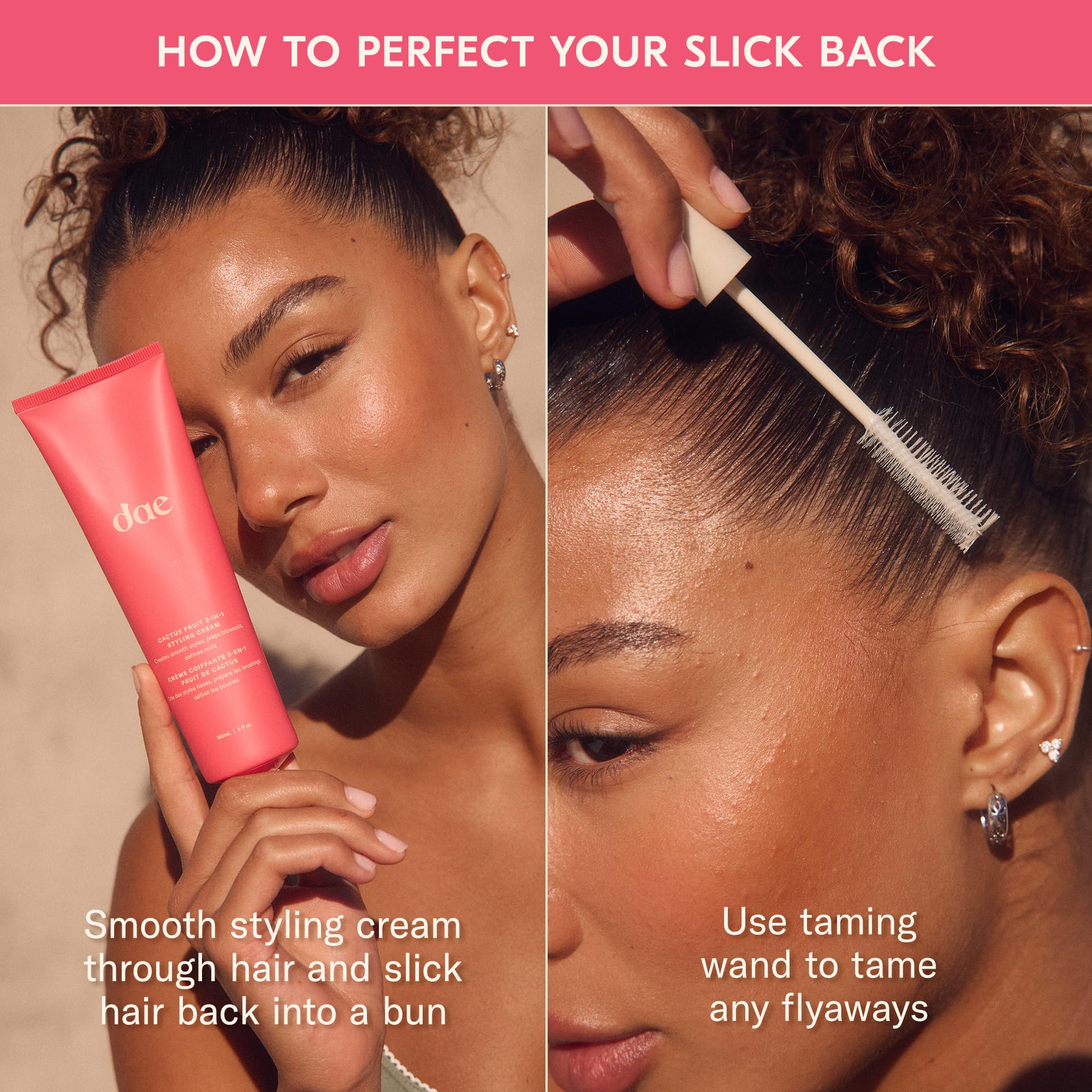 DAE Cactus Fruit 3-In-1 Styling Cream & Taming Wand - Tame Flyaways, Smooth Frizz, Style Edges (0.6 oz.) DAEAu supplements