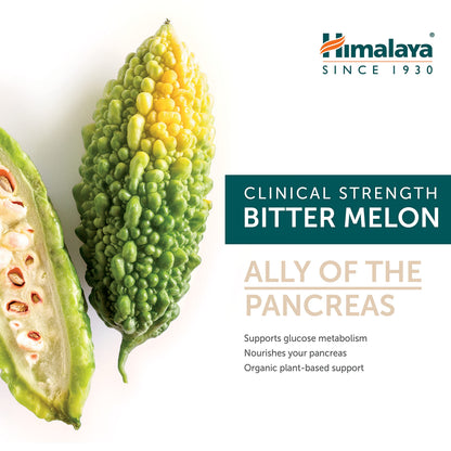 Himalaya Organic Bitter Melon/Karela Herbal Supplement, Glycemic Support and Weight HimalayaUS supplements