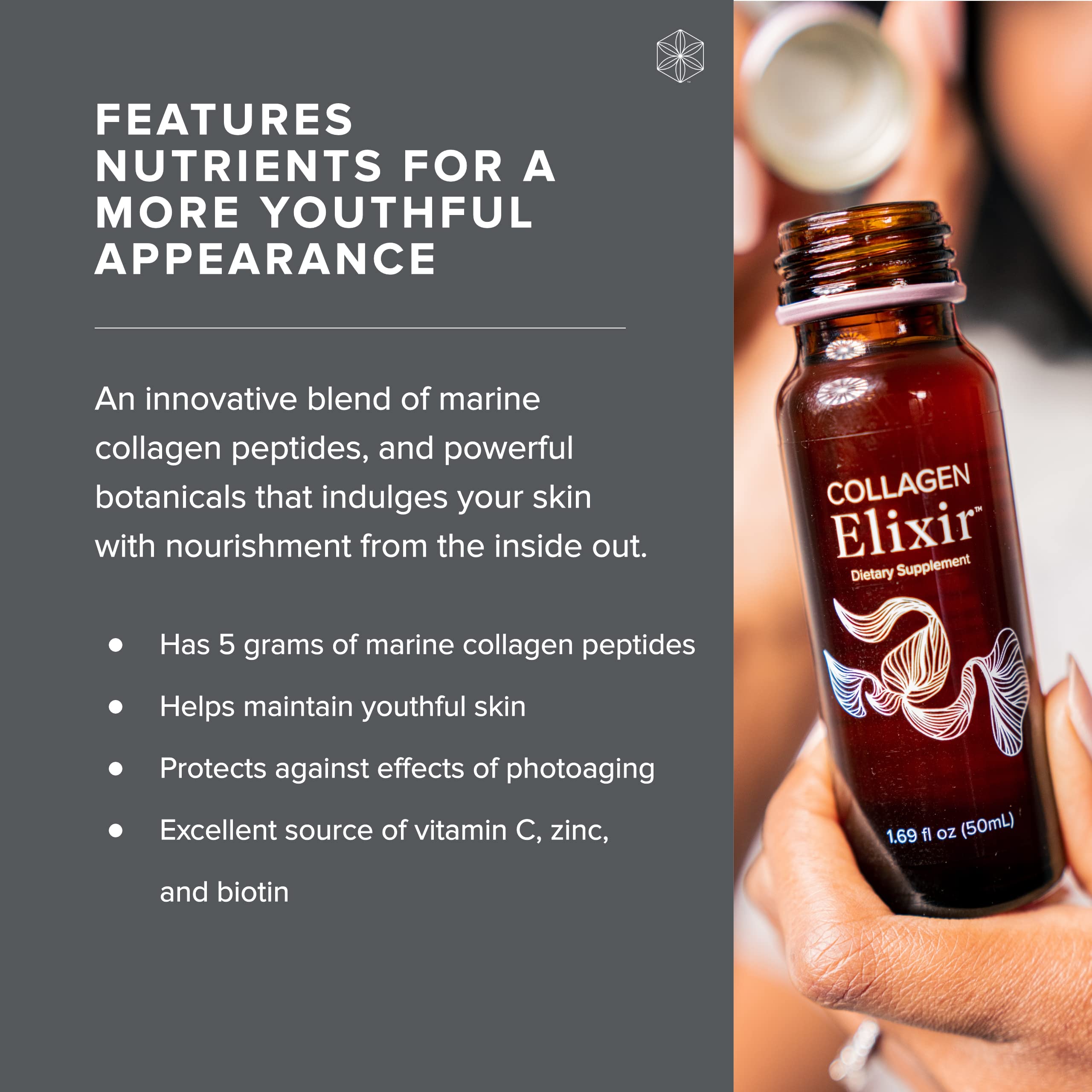 Isagenix Collagen Elixir - Collagen Drink with Marine Collagen Peptides - Liquid Collagen IsagenixUS supplements