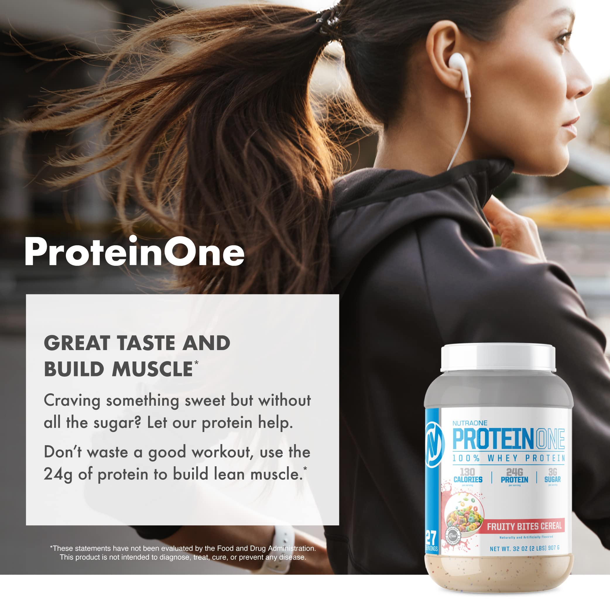 NutraOne ProteinOne Whey Protein Promote Recovery and Build Muscle with a Protein NutraOneUS supplements