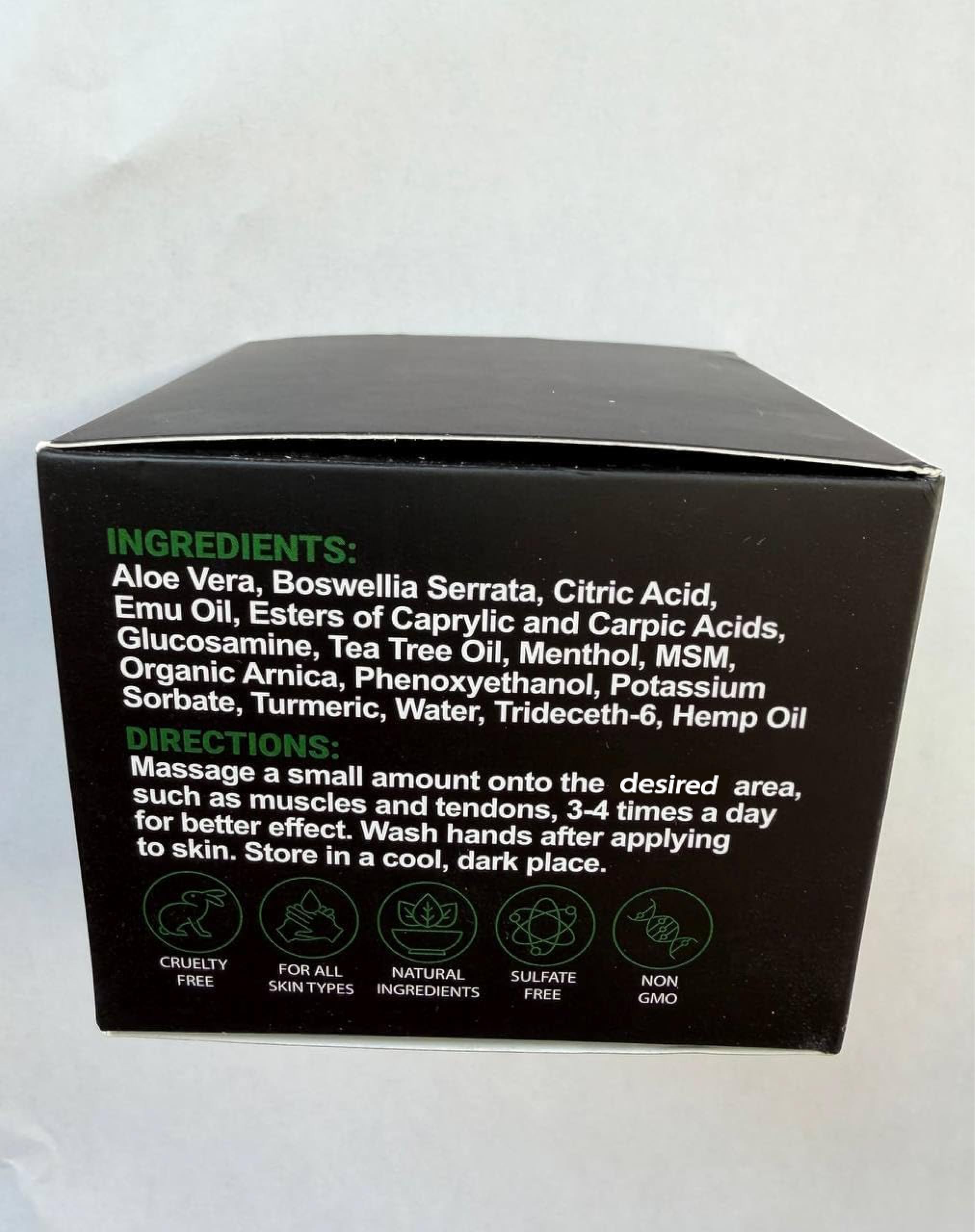 Hemp Cream - Maximum Strength - Natural Hemp Oil Extract Gel Rub with MSM - Glucosamine - Arnica - Turmeric - Maximum Strength - Formulated in USA - 3.9 oz ArvesaAu supplements