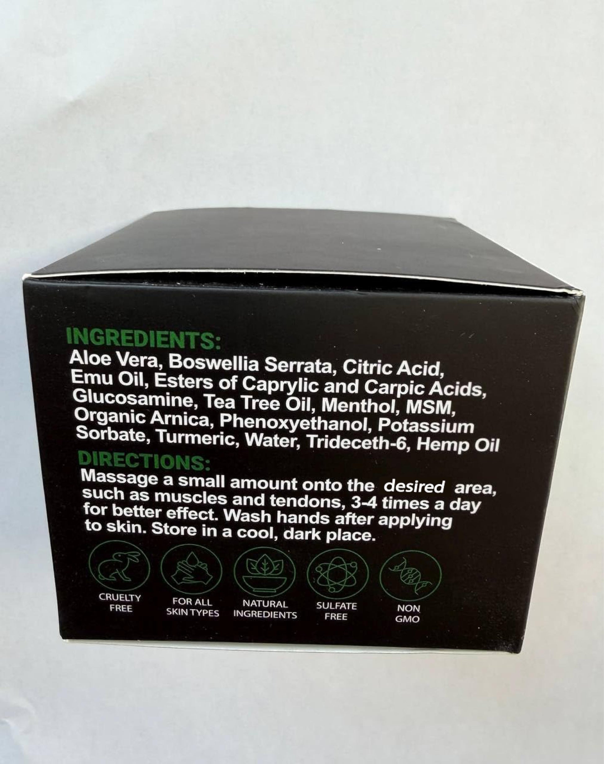 Hemp Cream Maximum Strength with Glucosamine, Arnica, Turmeric, MSM - Natural Hemp Oil Gel Rub - Fast Absorption, Non-Greasy - Advanced Formula - Formulated in USA - 4 FL OZ ArvesaAu supplements